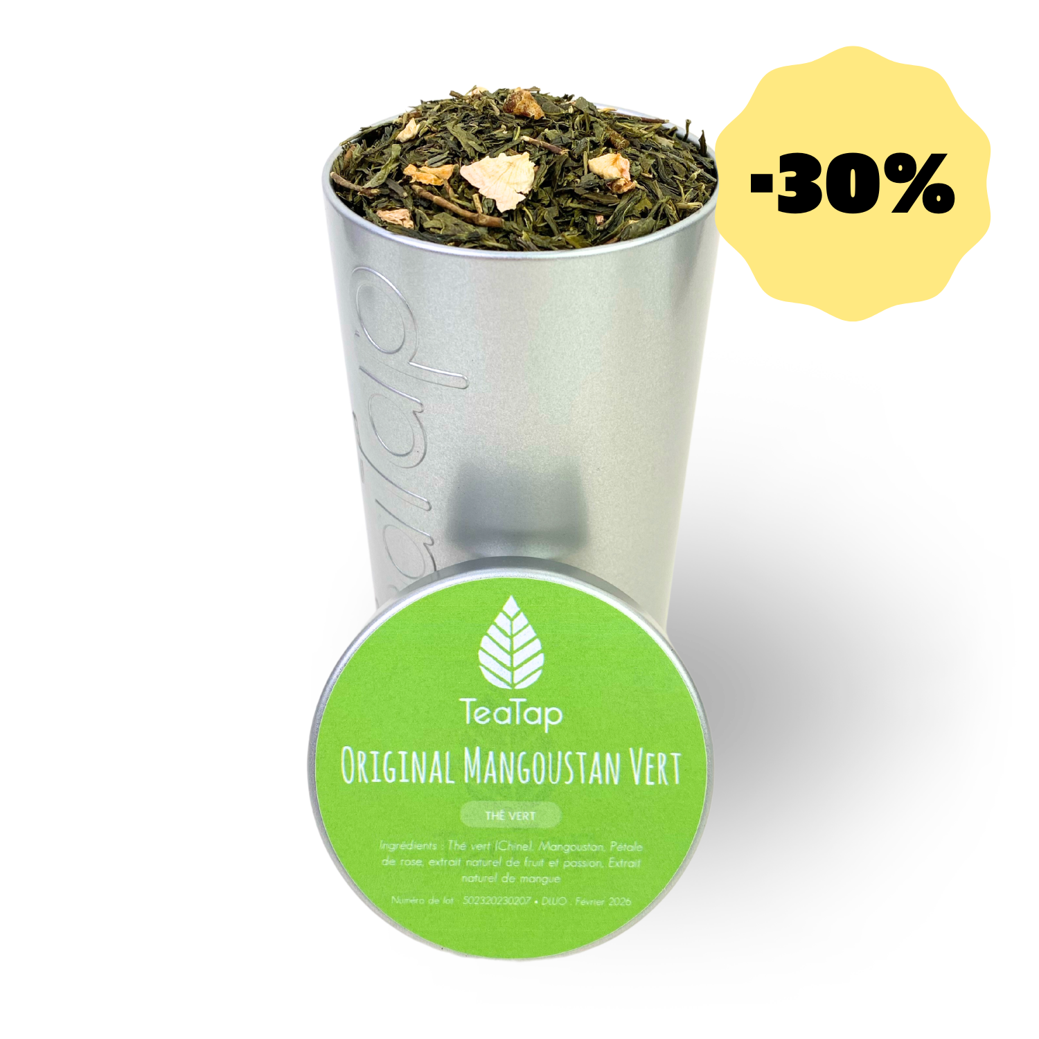 Mangoustan Bio Thé vert TeaTap DDM 30/11 -30%