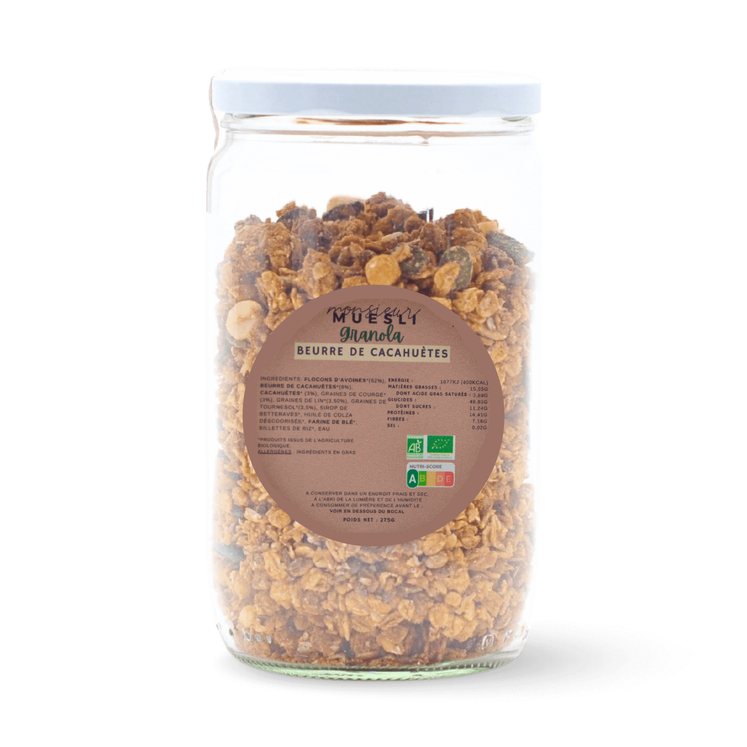 Granola beurre de cacahuètes