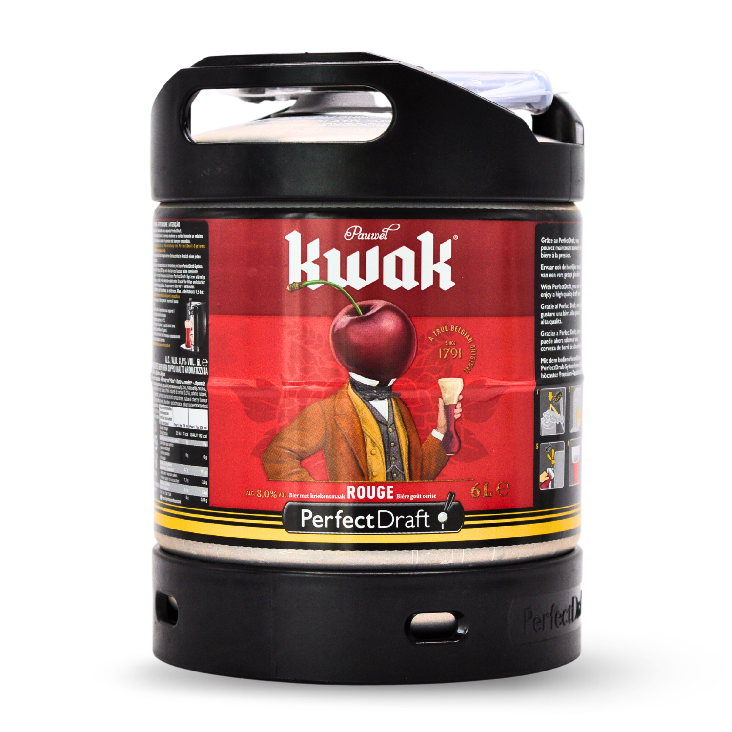 Fût 6L PerfectDraft Kwak Rouge