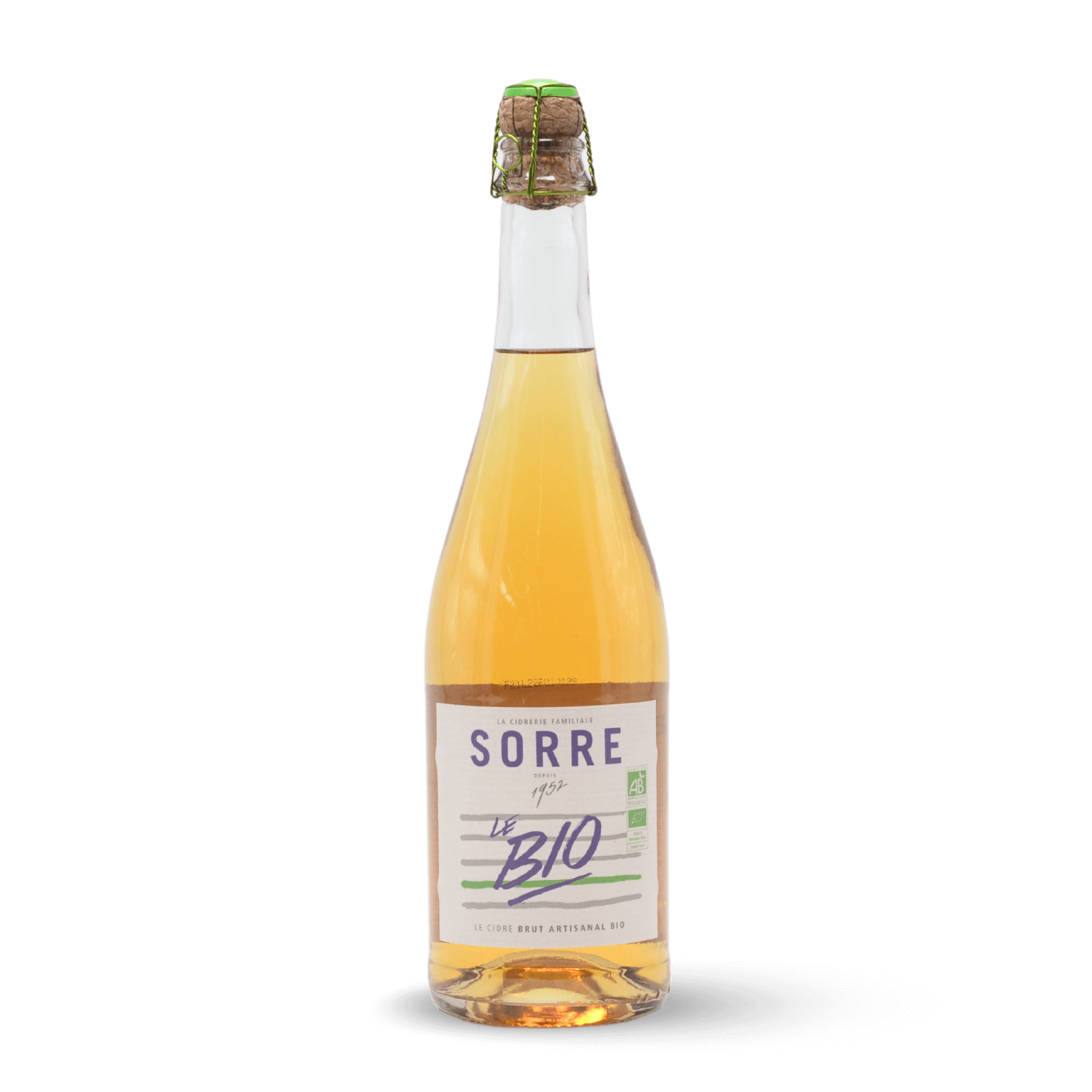 Cidre artisanal brut bio