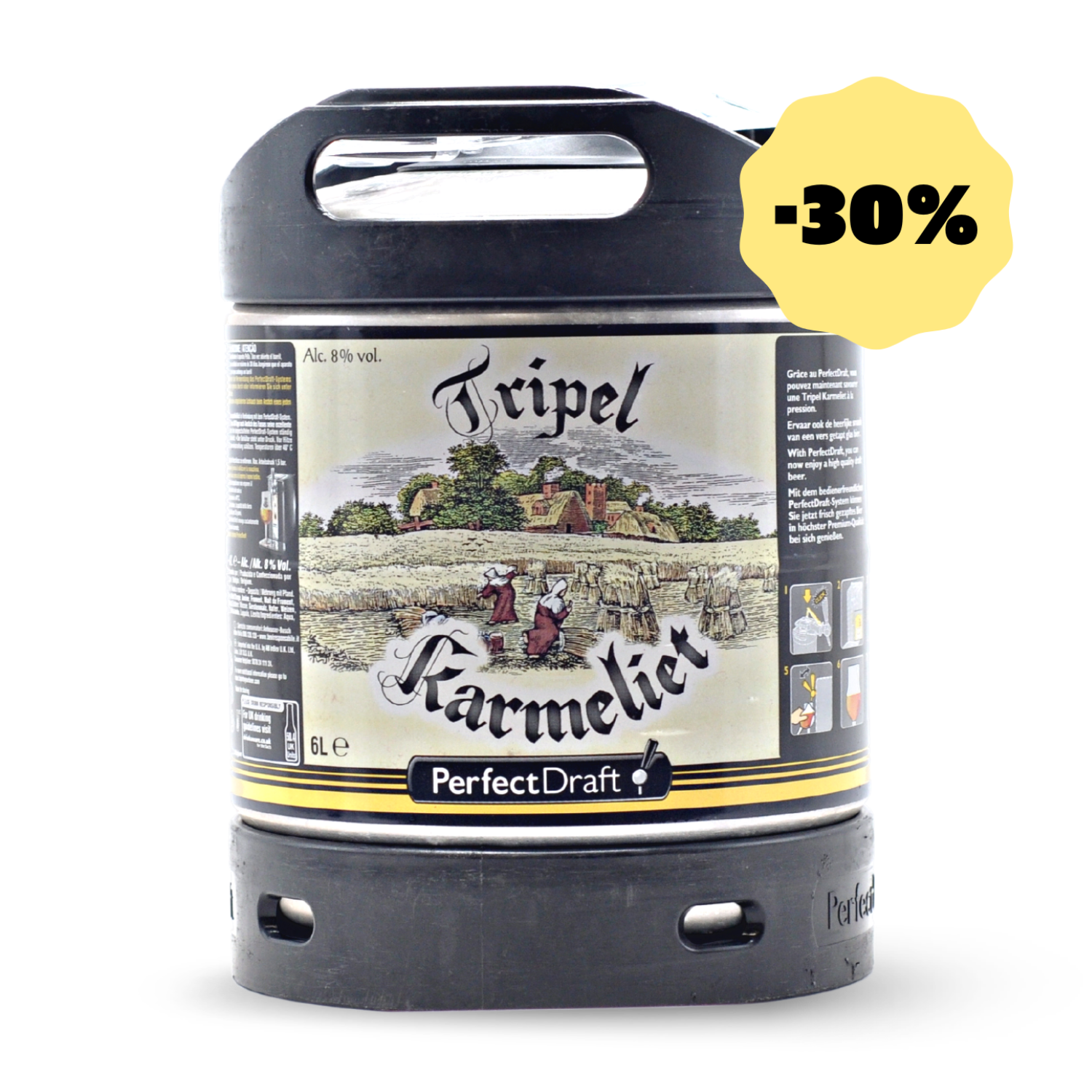 Fût 6L PerfectDraft Triple Karmeliet DDM 01/24 -30%