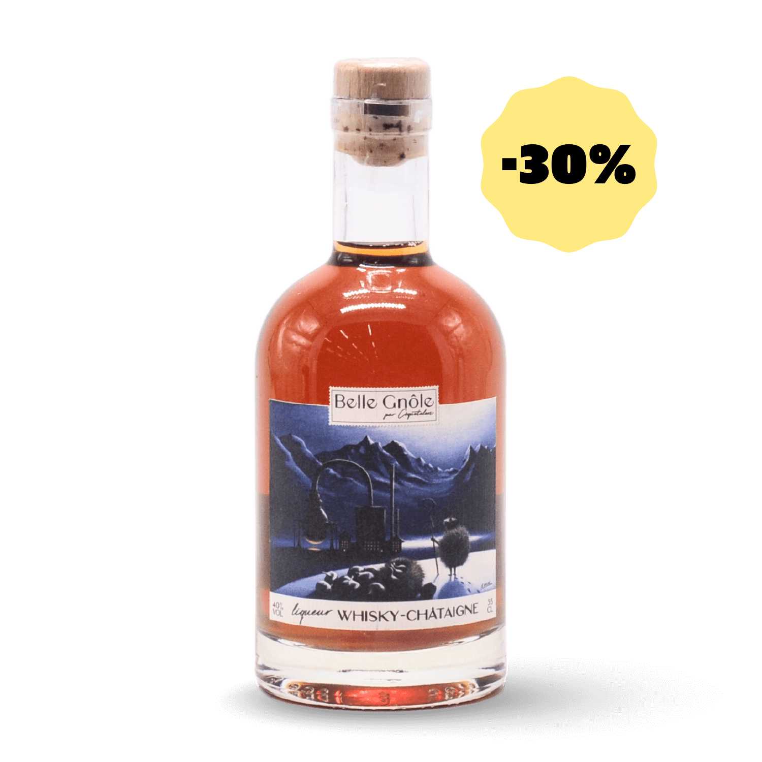 Liqueur Whisky-Châtaigne Destockage -30%