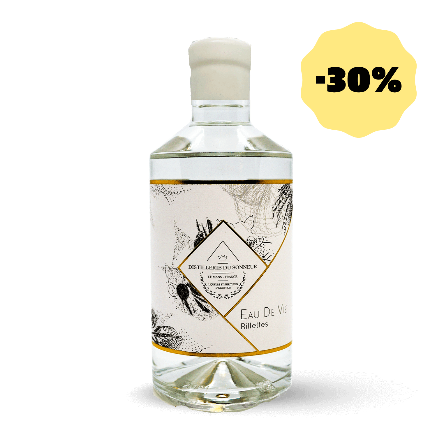 Eau-de-vie de Rillettes  Destockage -30%