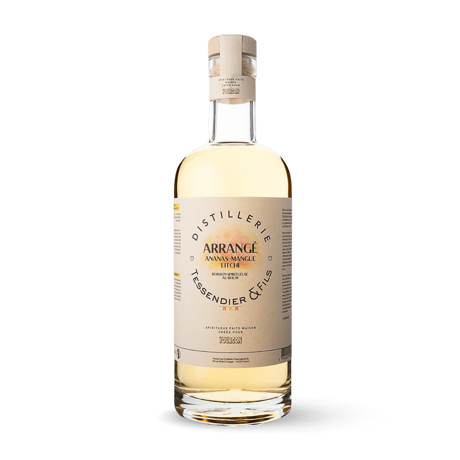 Arrangé ananas mangue litchi