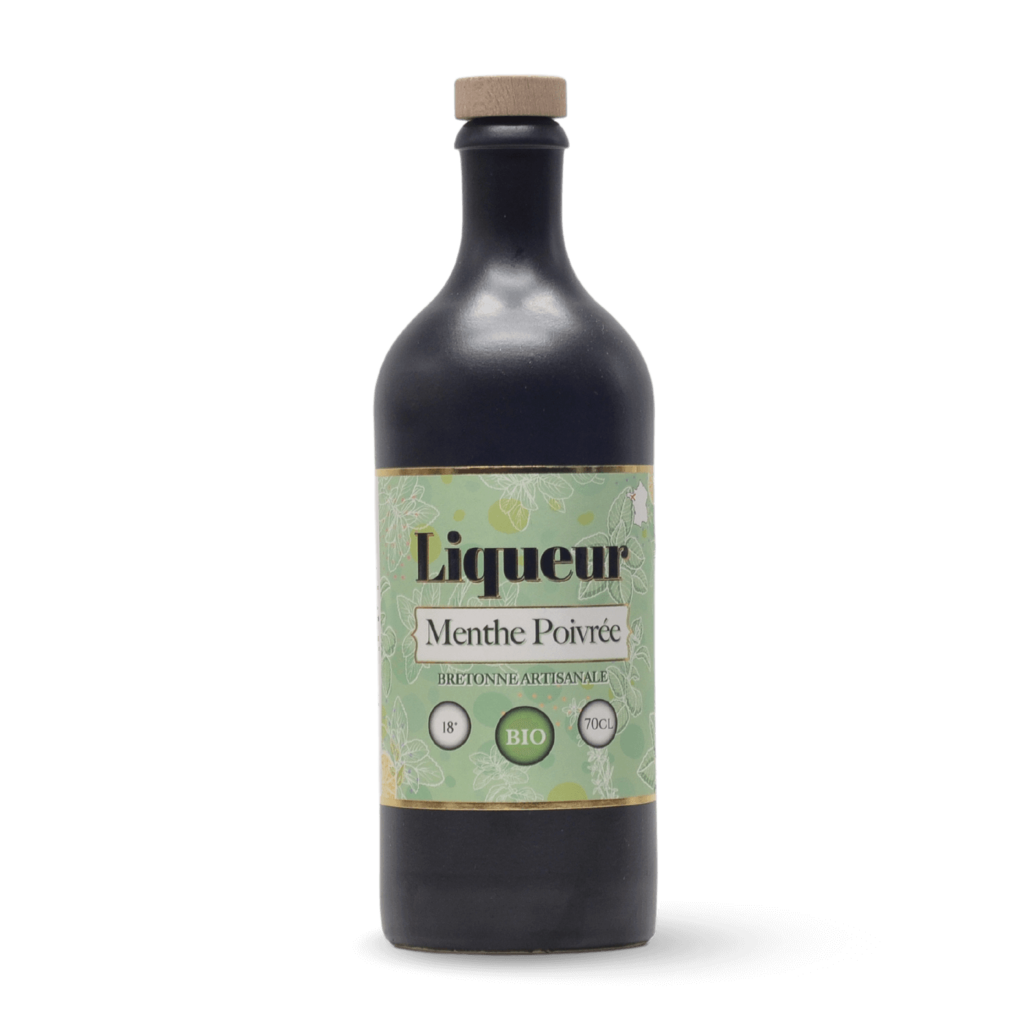 Liqueur de Menthe Poivrée Bretonne Bio Destockage -30%