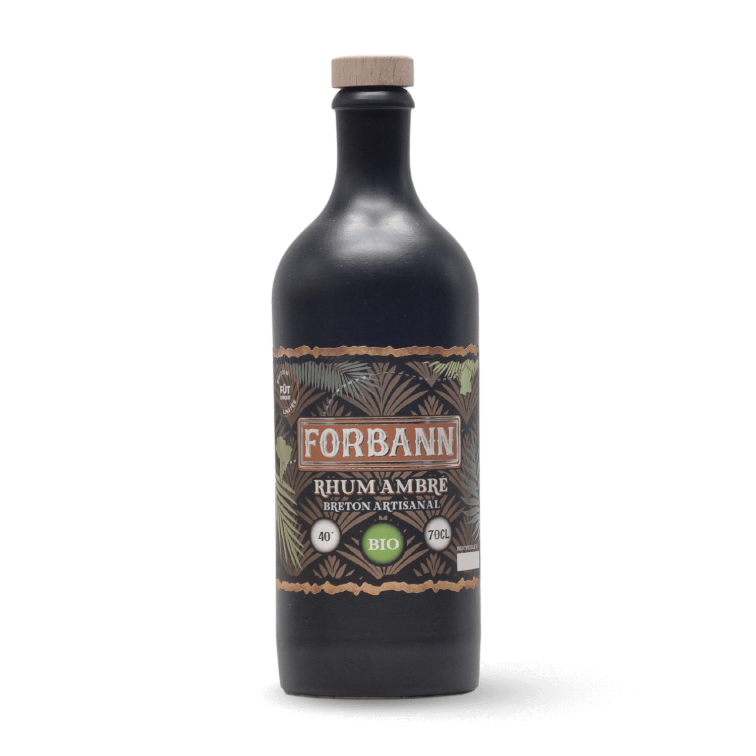 Rhum Ambré Breton Bio FORBANN Destockage -30%