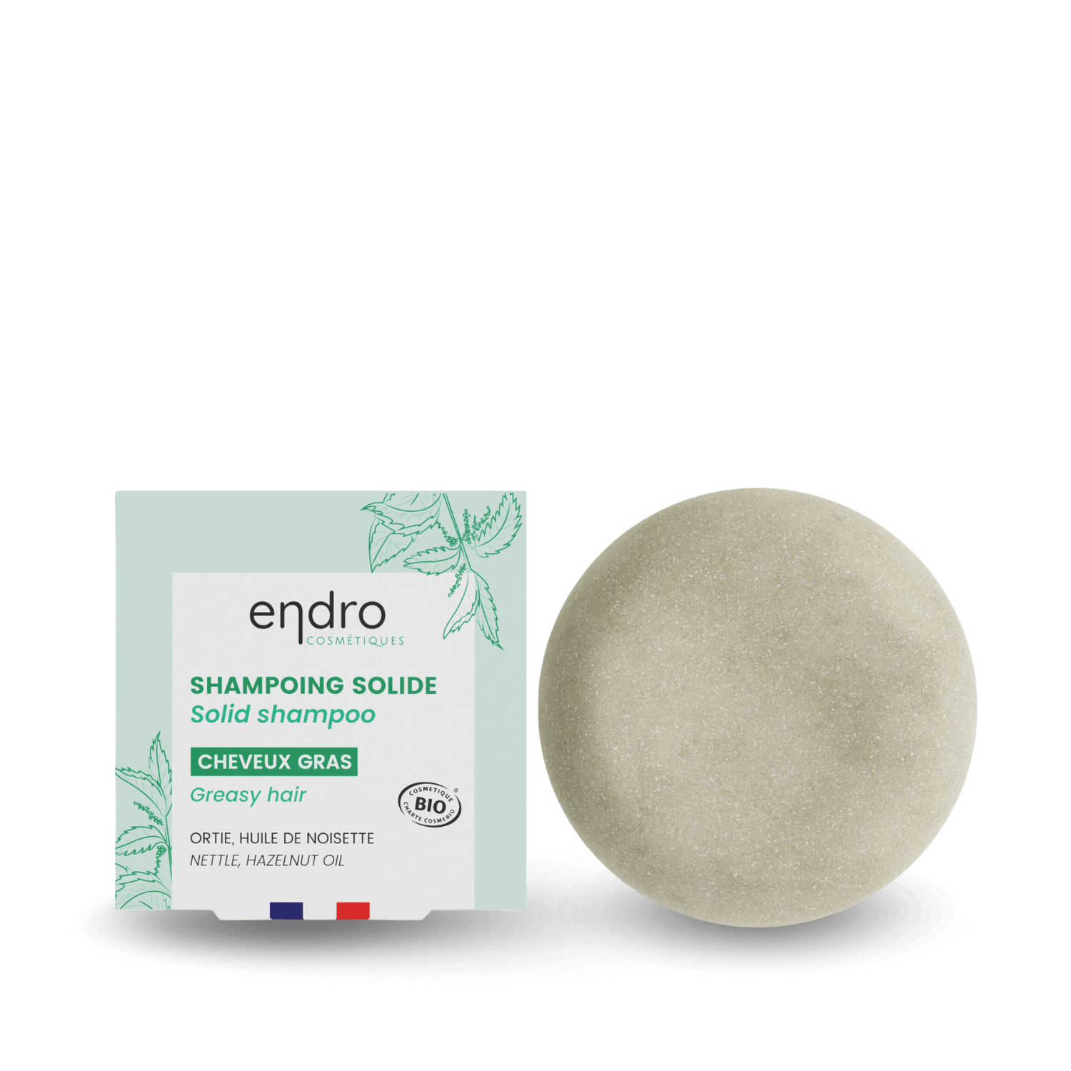 Shampooing solide cheveux gras