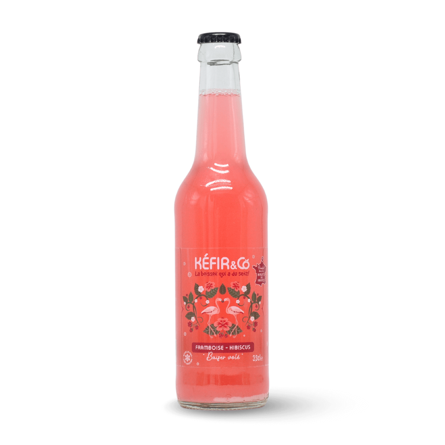 Kéfir Framboise Hibiscus Bio