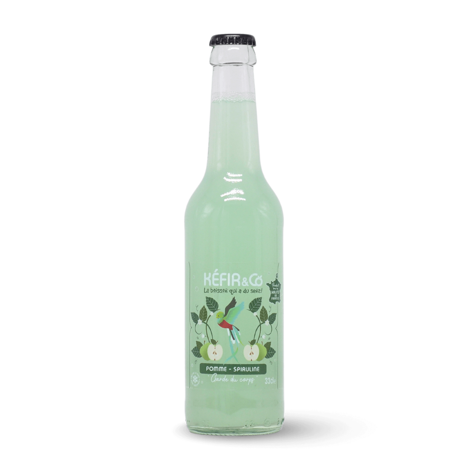 Kéfir de fruits Pomme Spiruline