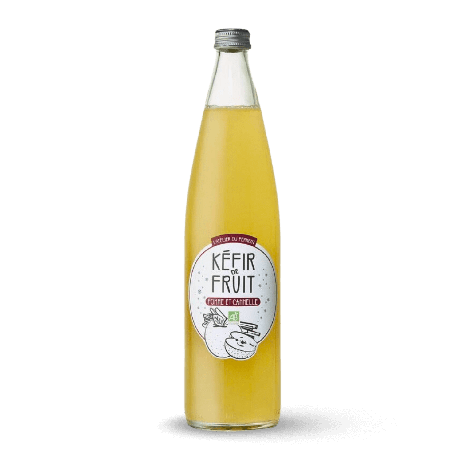 Kéfir Pomme Cannelles