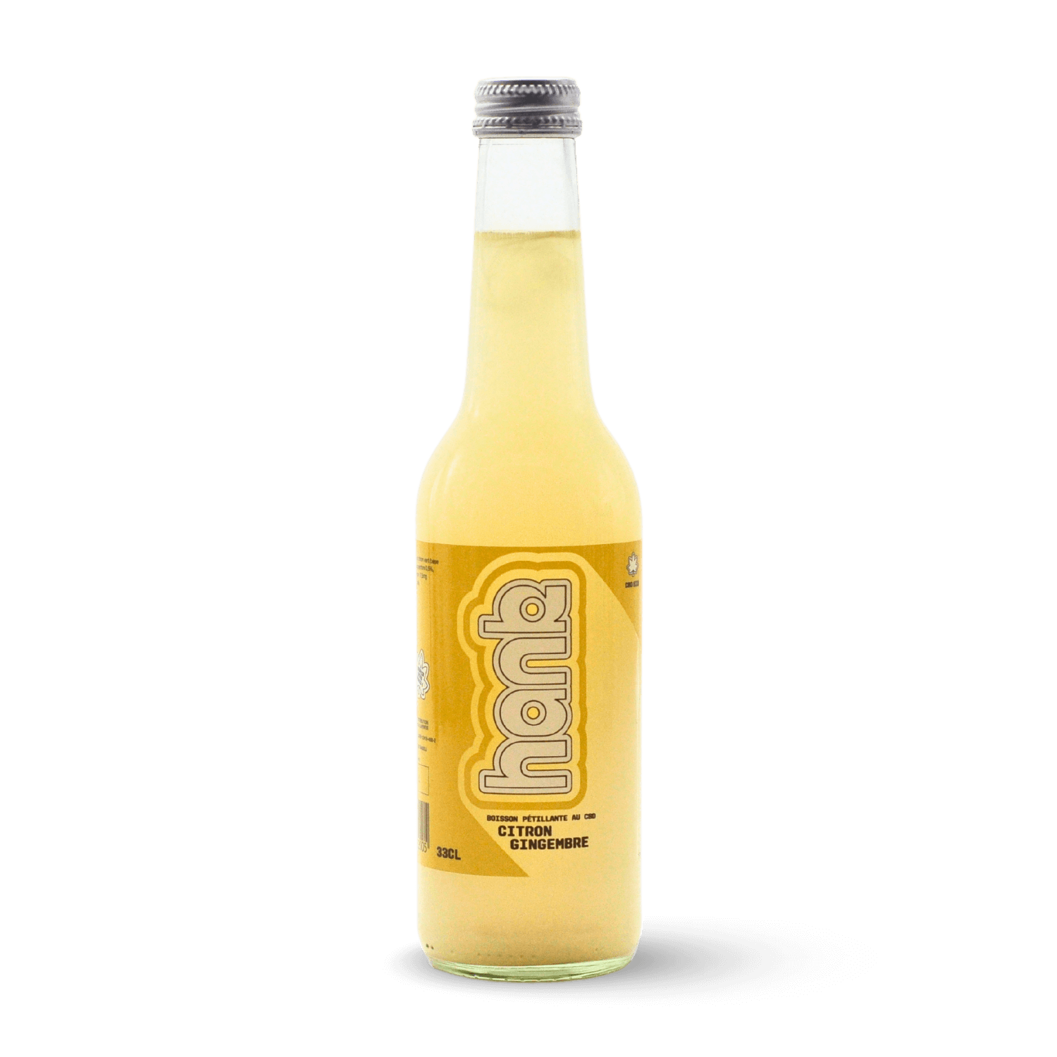 Limonade au chanvre Citron et Gingembre Destockage
