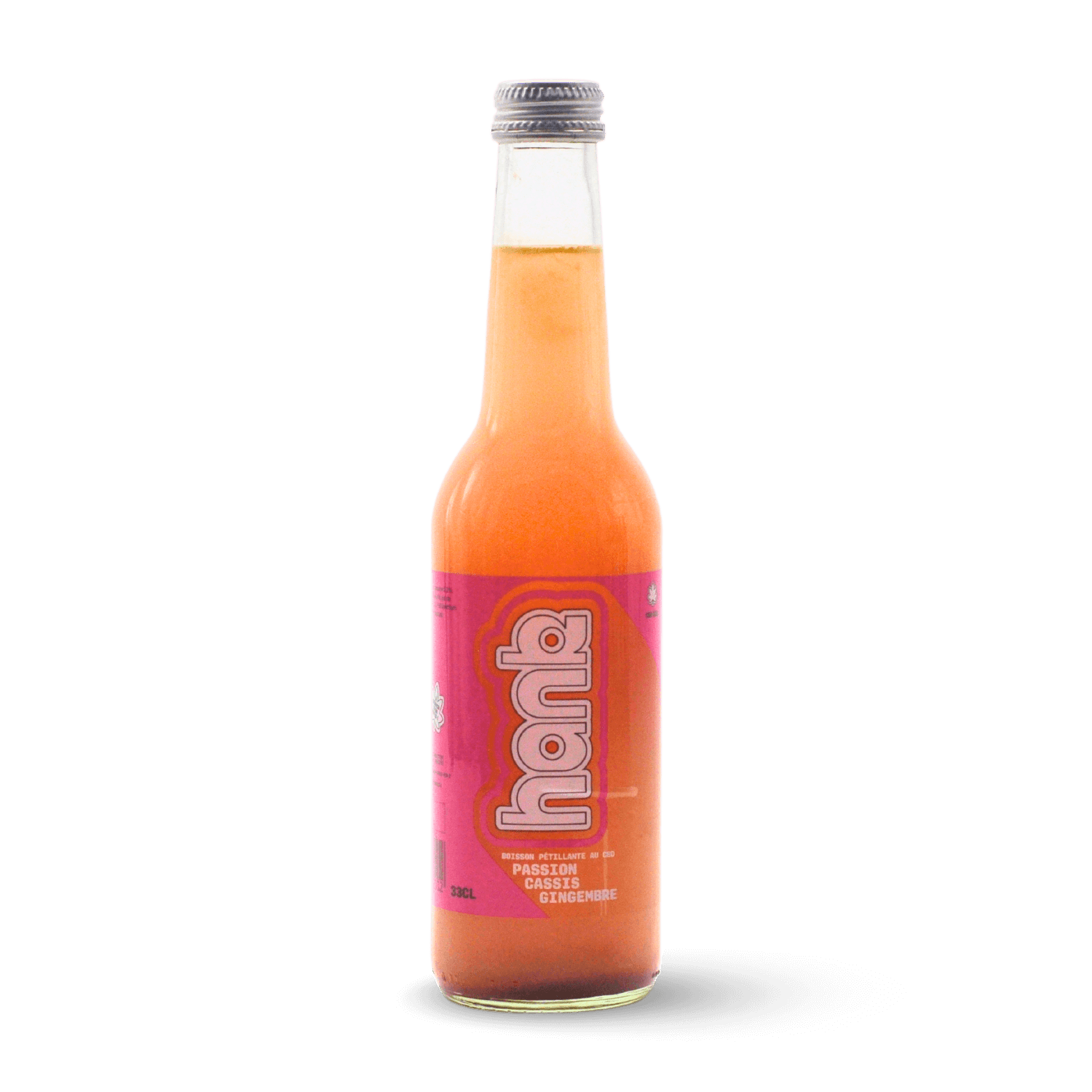 Limonade au chanvre Passion, Cassis et Gingembre Destockage