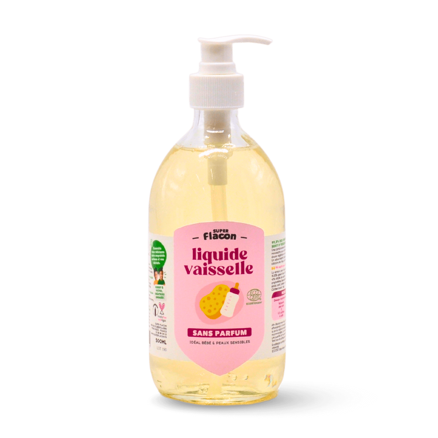 Liquide vaisselle sans parfum