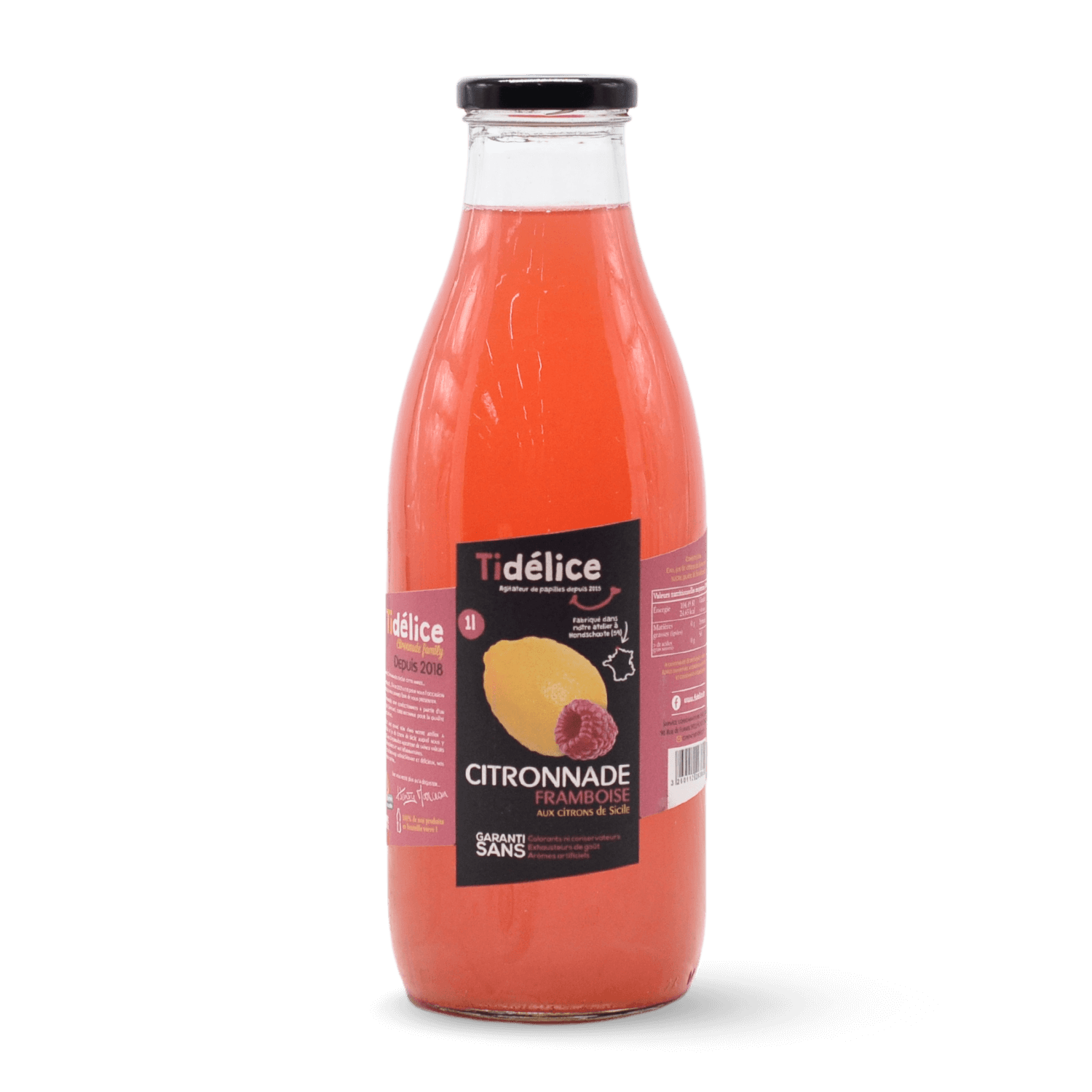 Citronnade Framboise aux citrons de Sicile