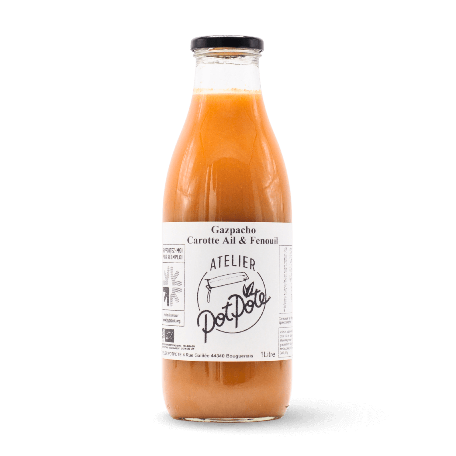 Gaspacho carotte ail & fenouil
