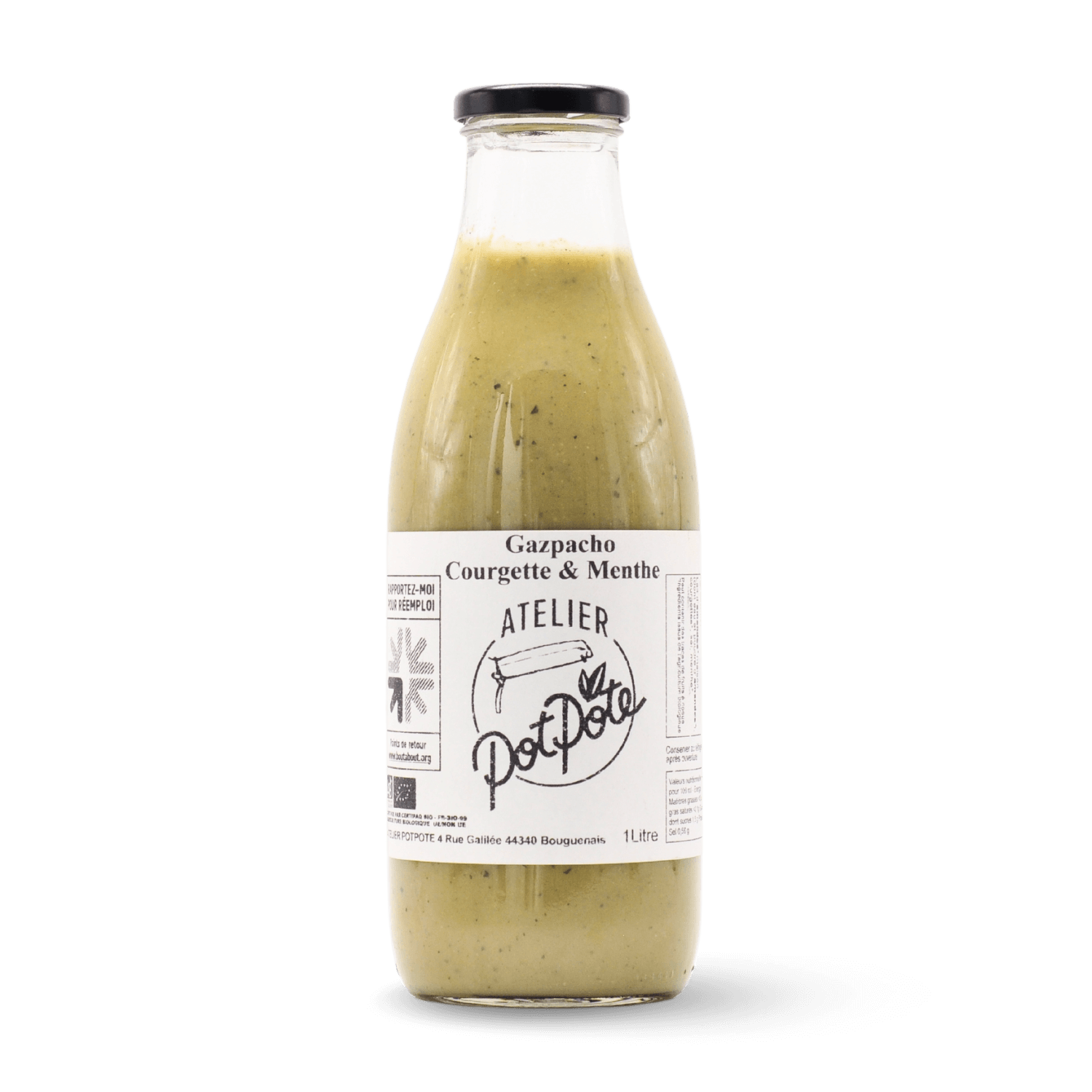 Gaspacho courgette & menthe