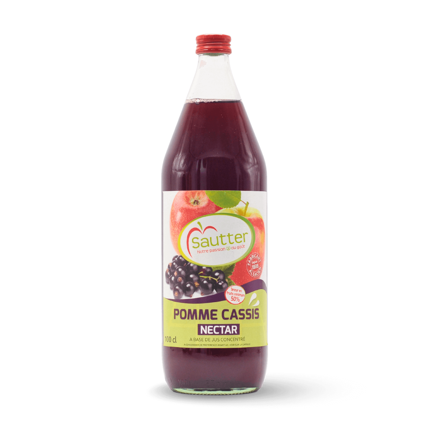 Jus de pomme cassis