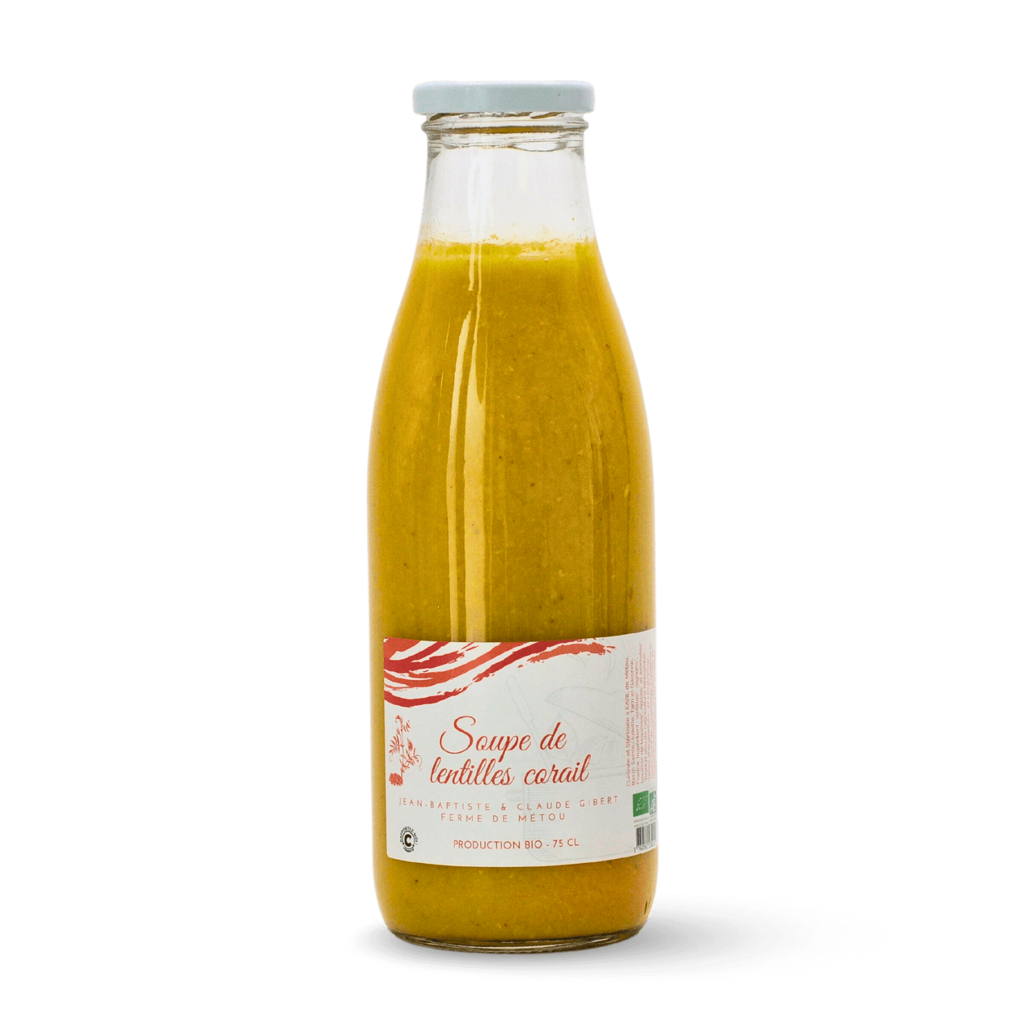 Soupe de lentilles corail