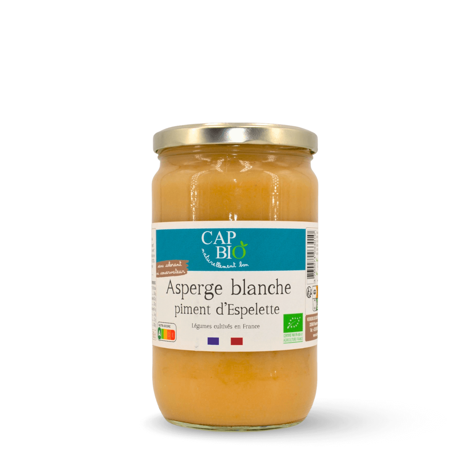 Soupe asperges blanches piment d'espelette