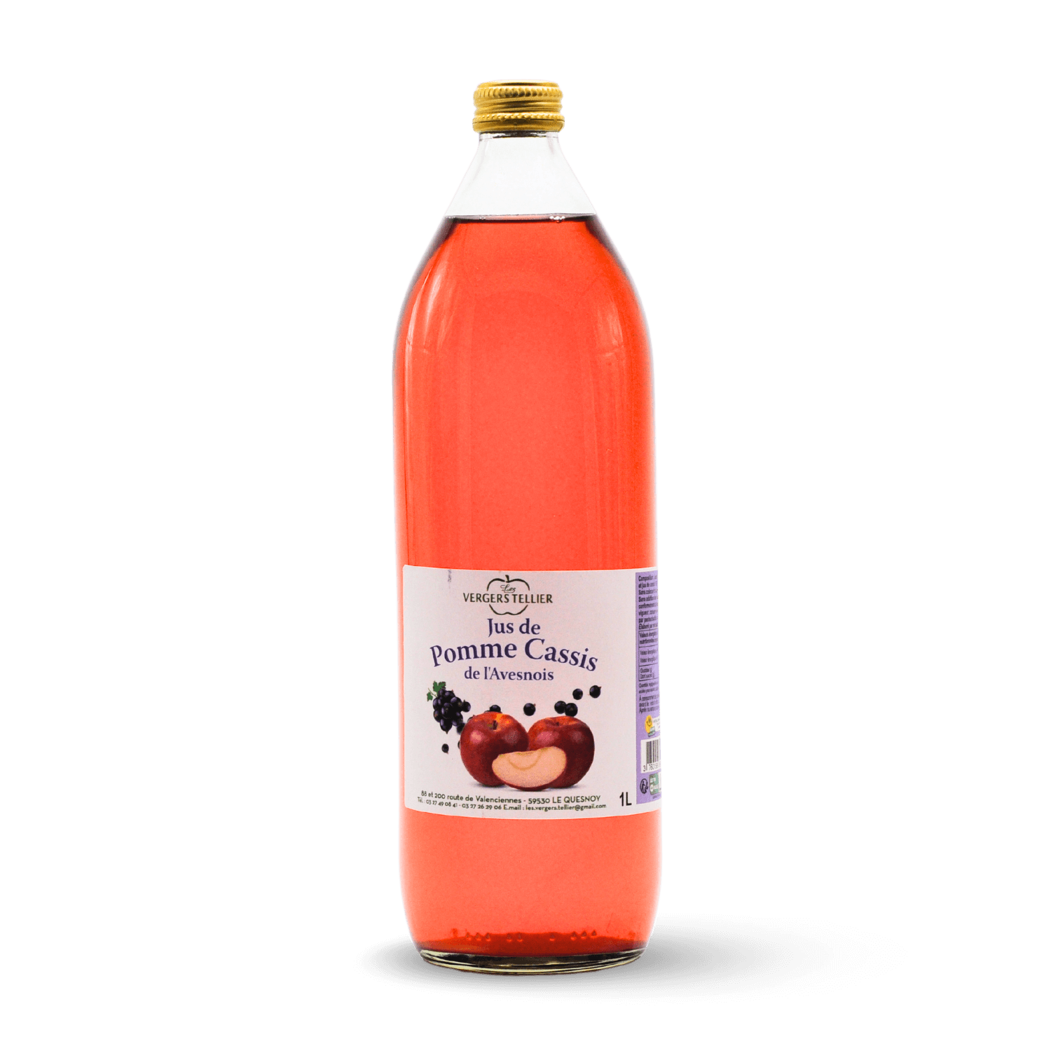 Jus de pomme cassis