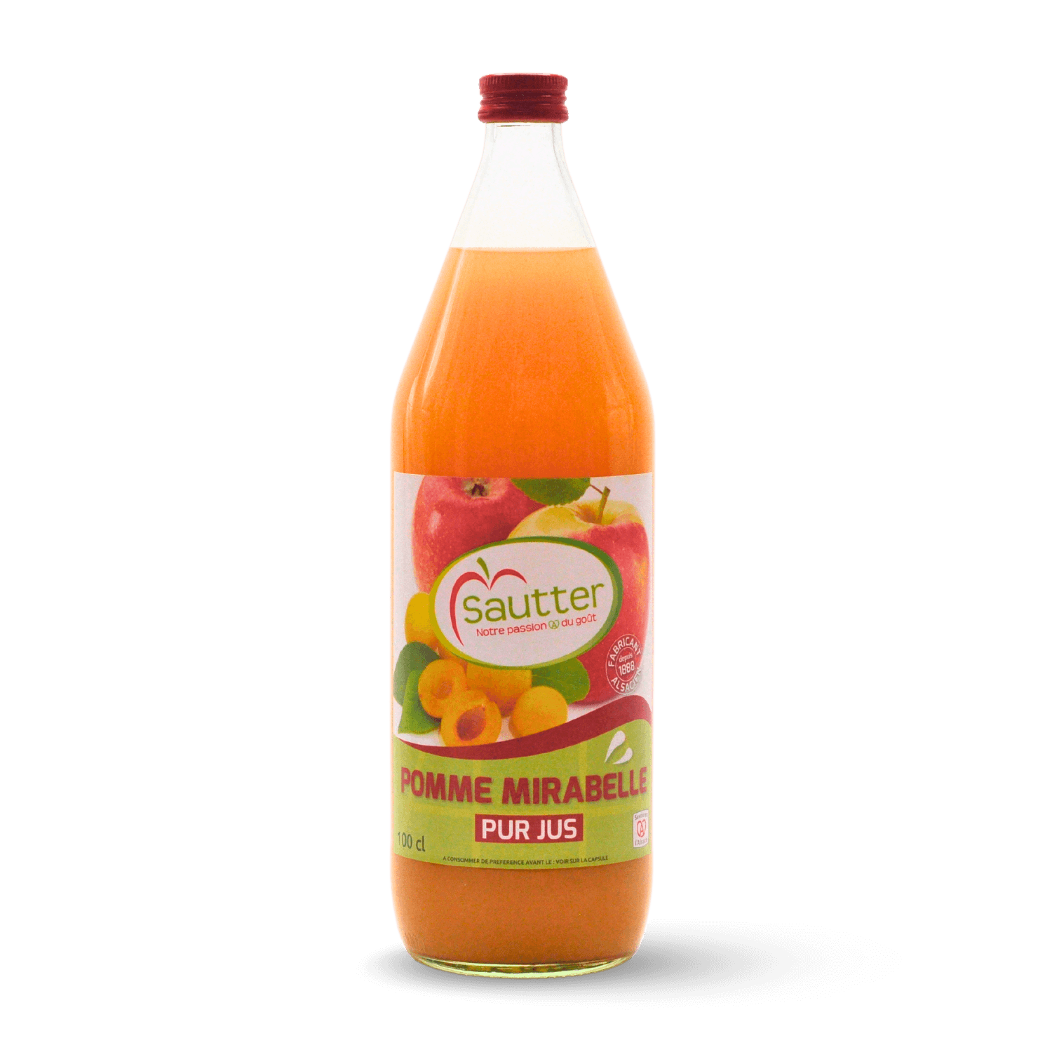 Jus de pomme mirabelle