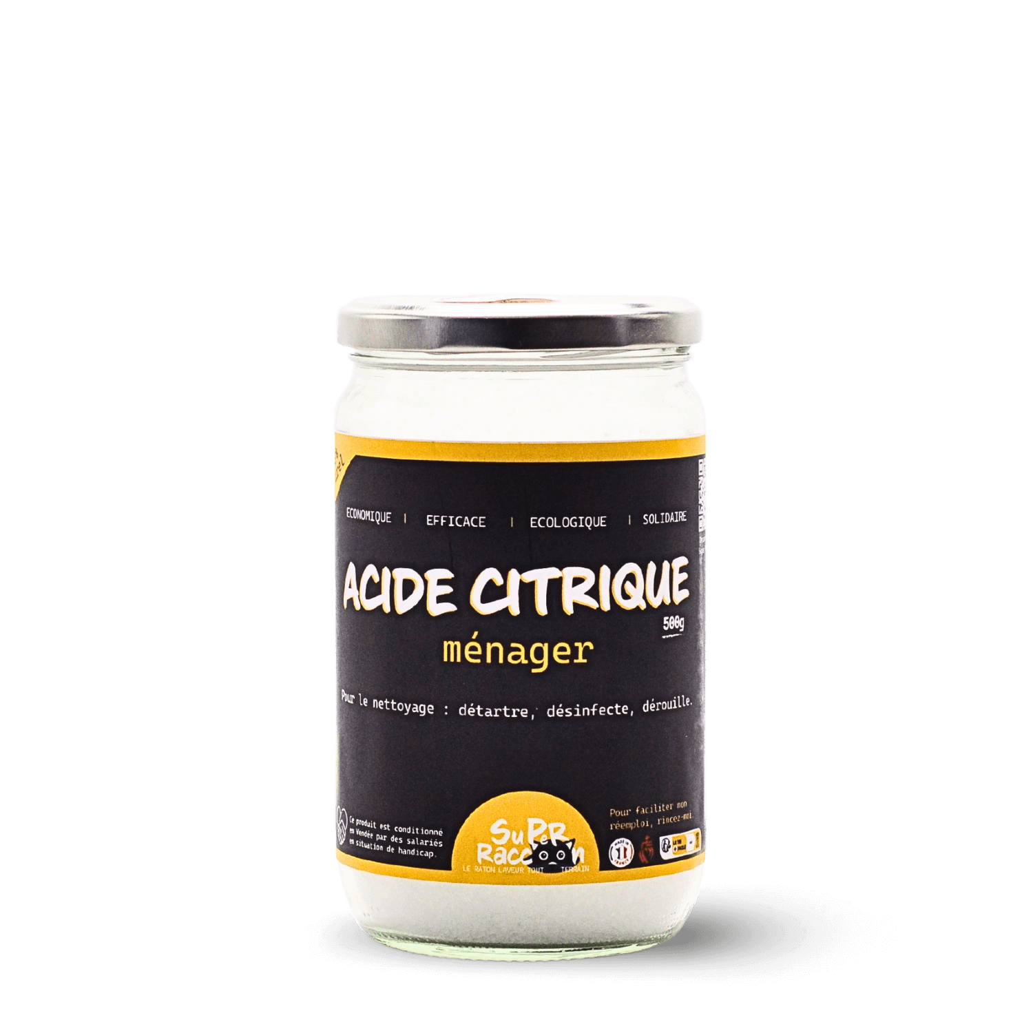 Acide citrique ménager