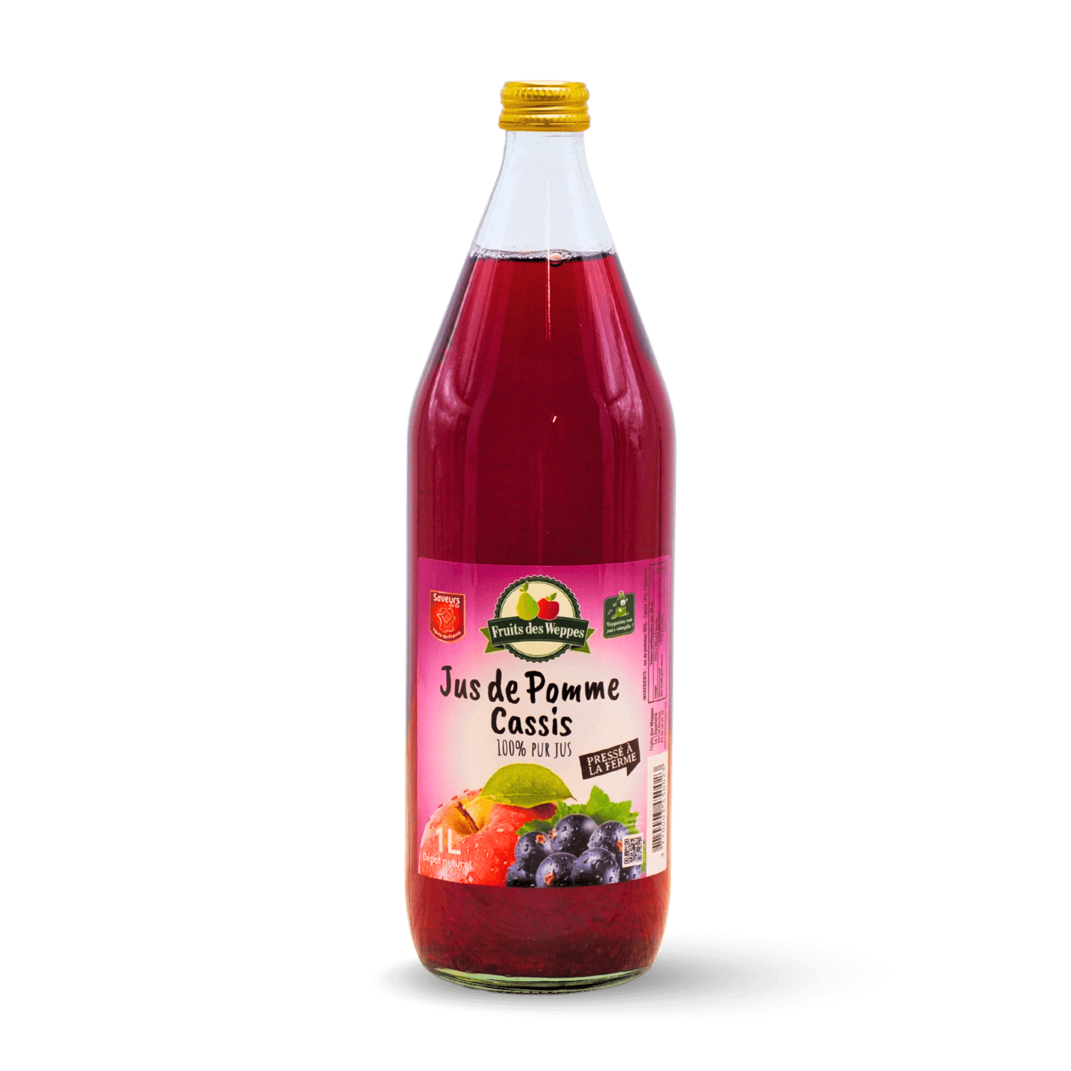 Jus de pomme cassis