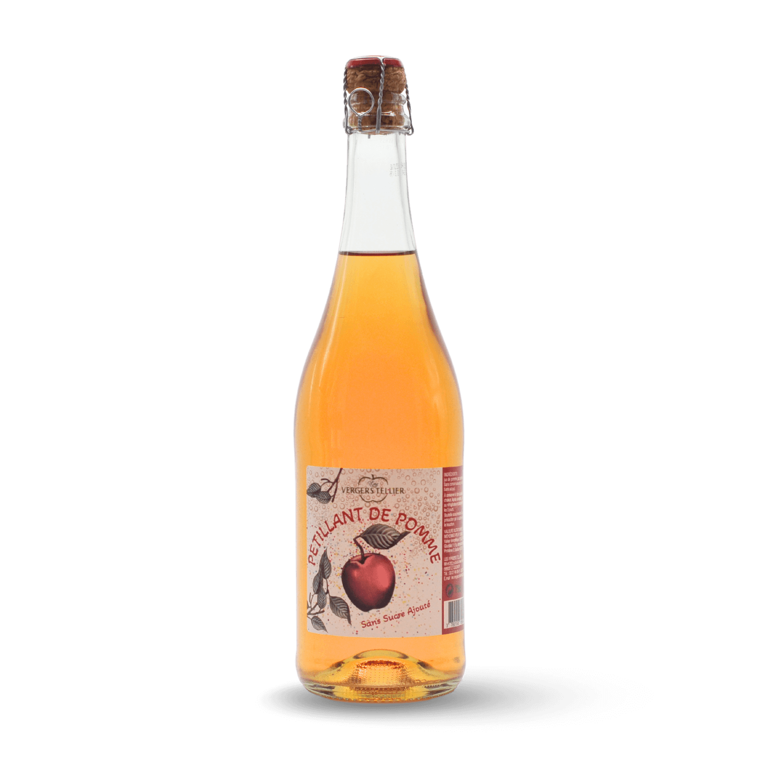 Jus de pomme pétillant