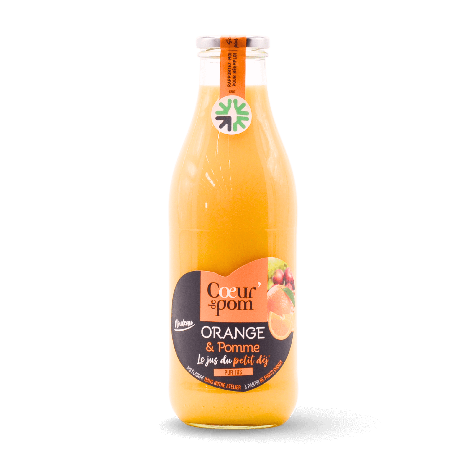 Jus d'orange pomme