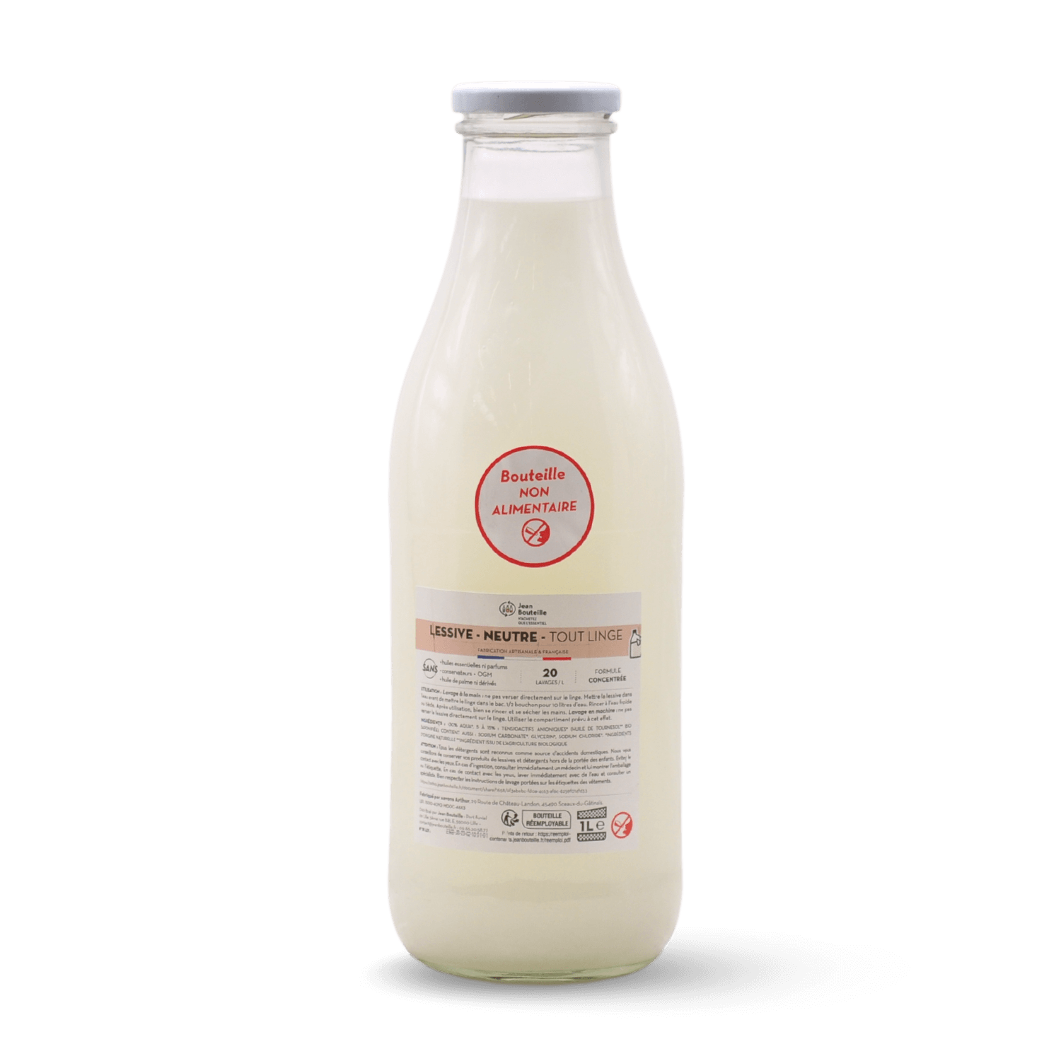 Lessive liquide neutre tout linge et sans parfum