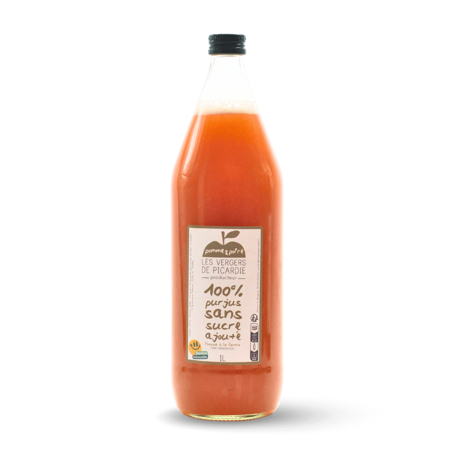 Jus de pomme poire
