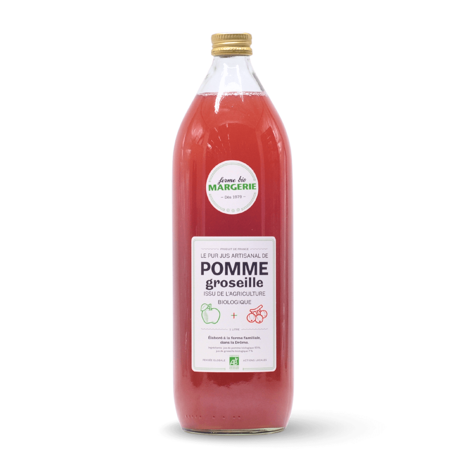 Jus de Pomme Groseille
