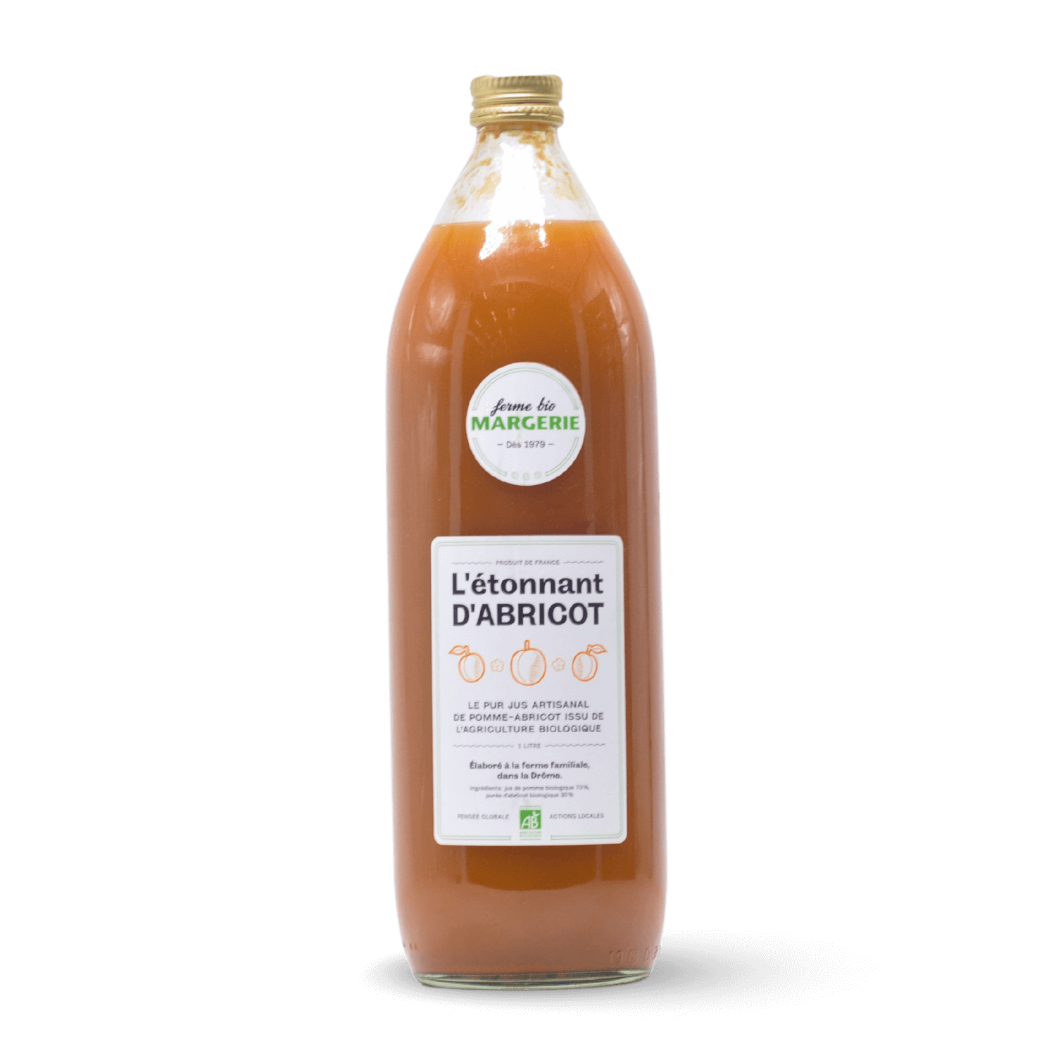 Jus de pomme abricot