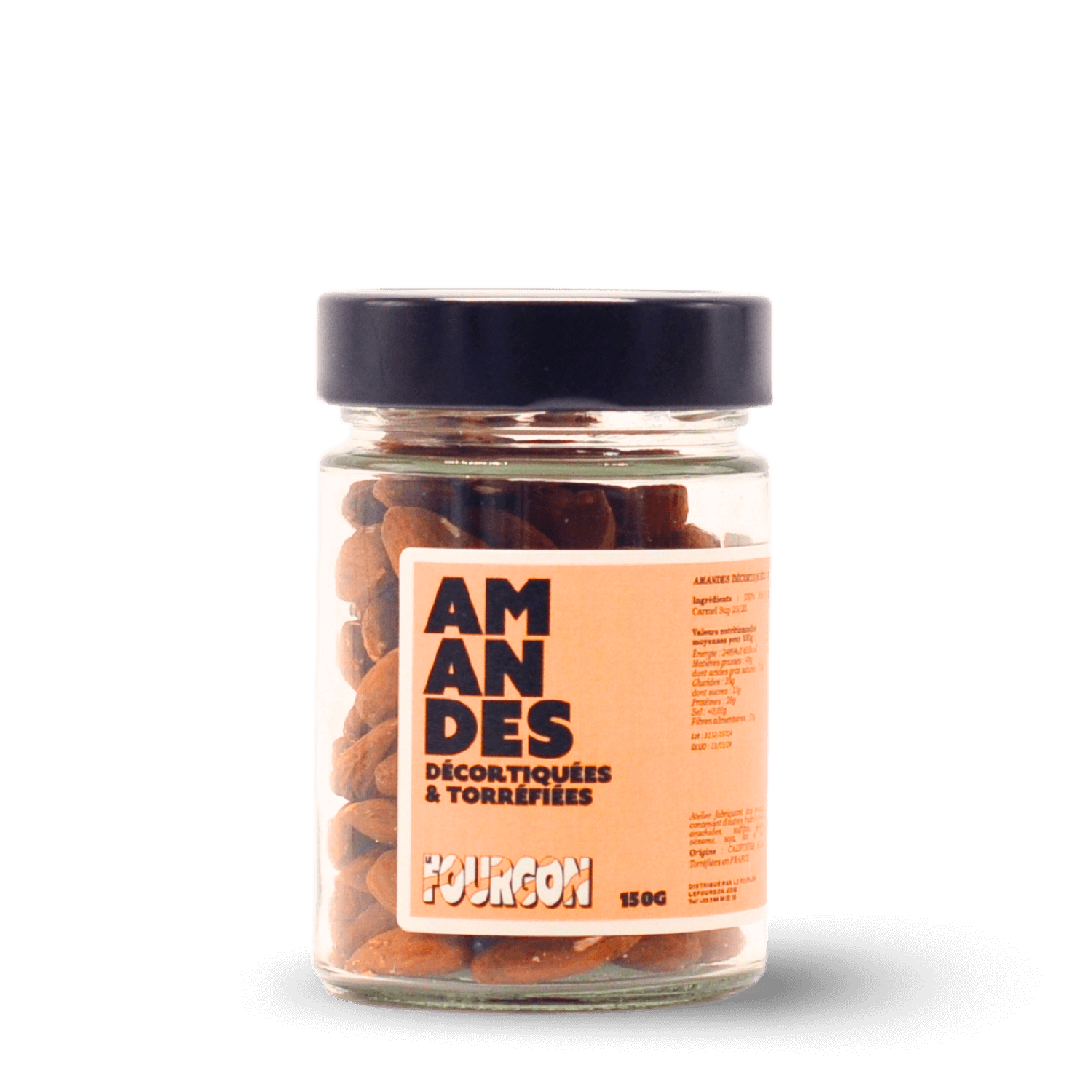 Amandes décortiquées torréfiées