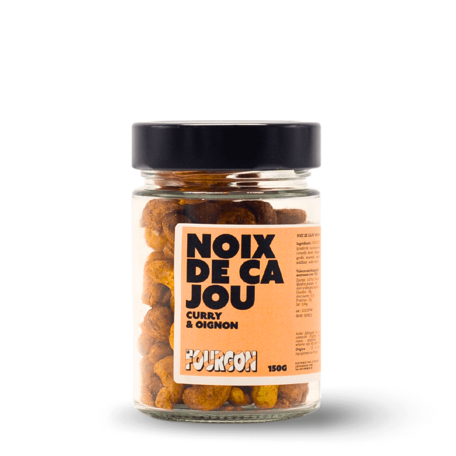 Noix de cajou torréfiés au curry et oignon