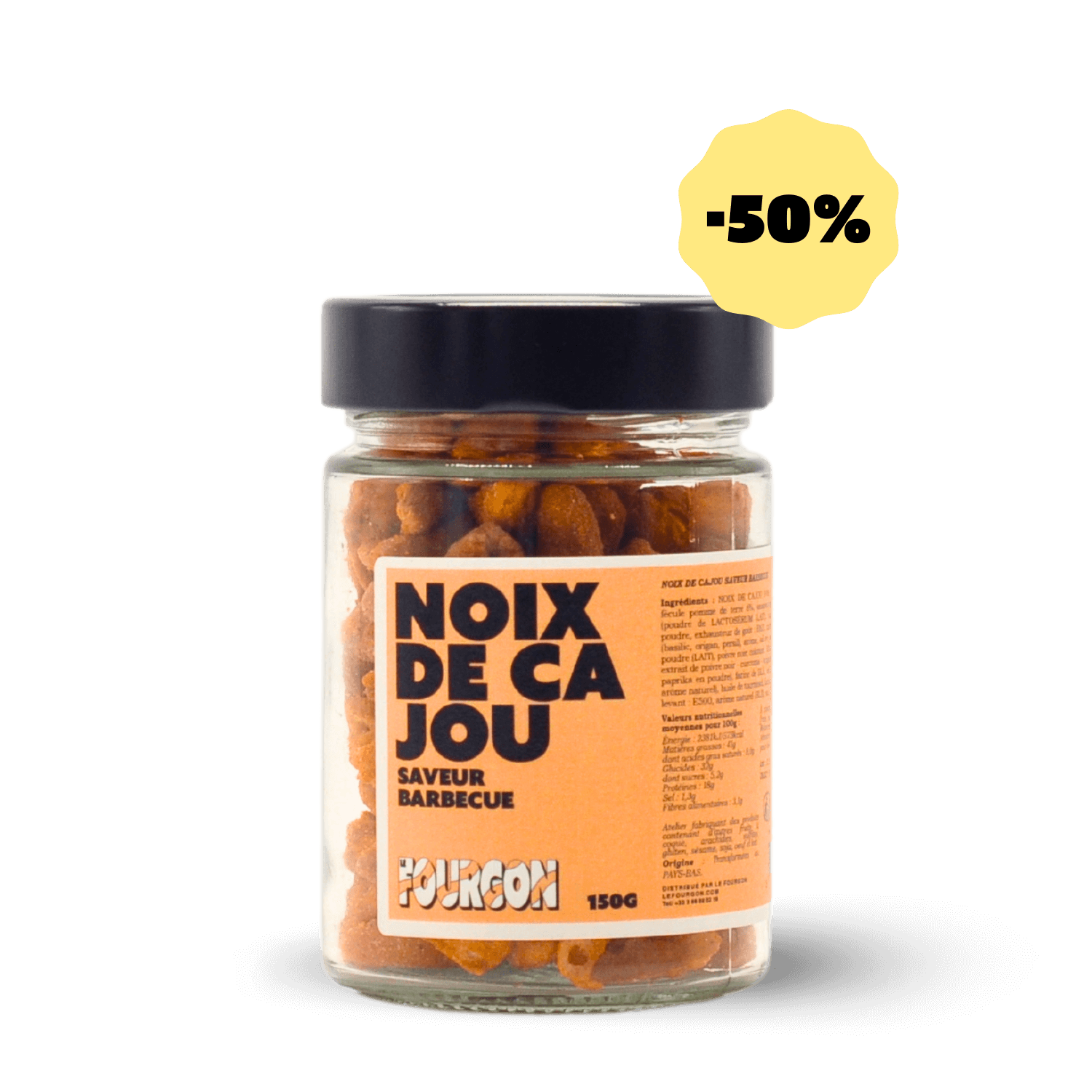 Noix de cajou saveur barbecue DDM 02/2024 -50%