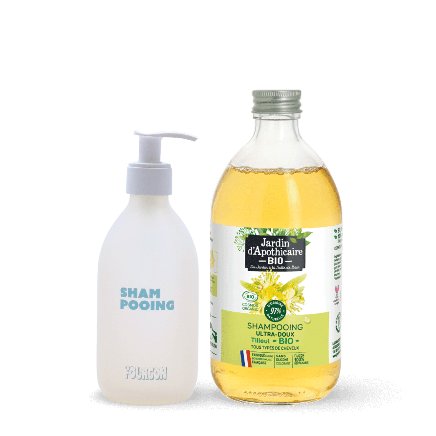 Pack shampooing Jardin d'Apothicaire & Le Fourgon
