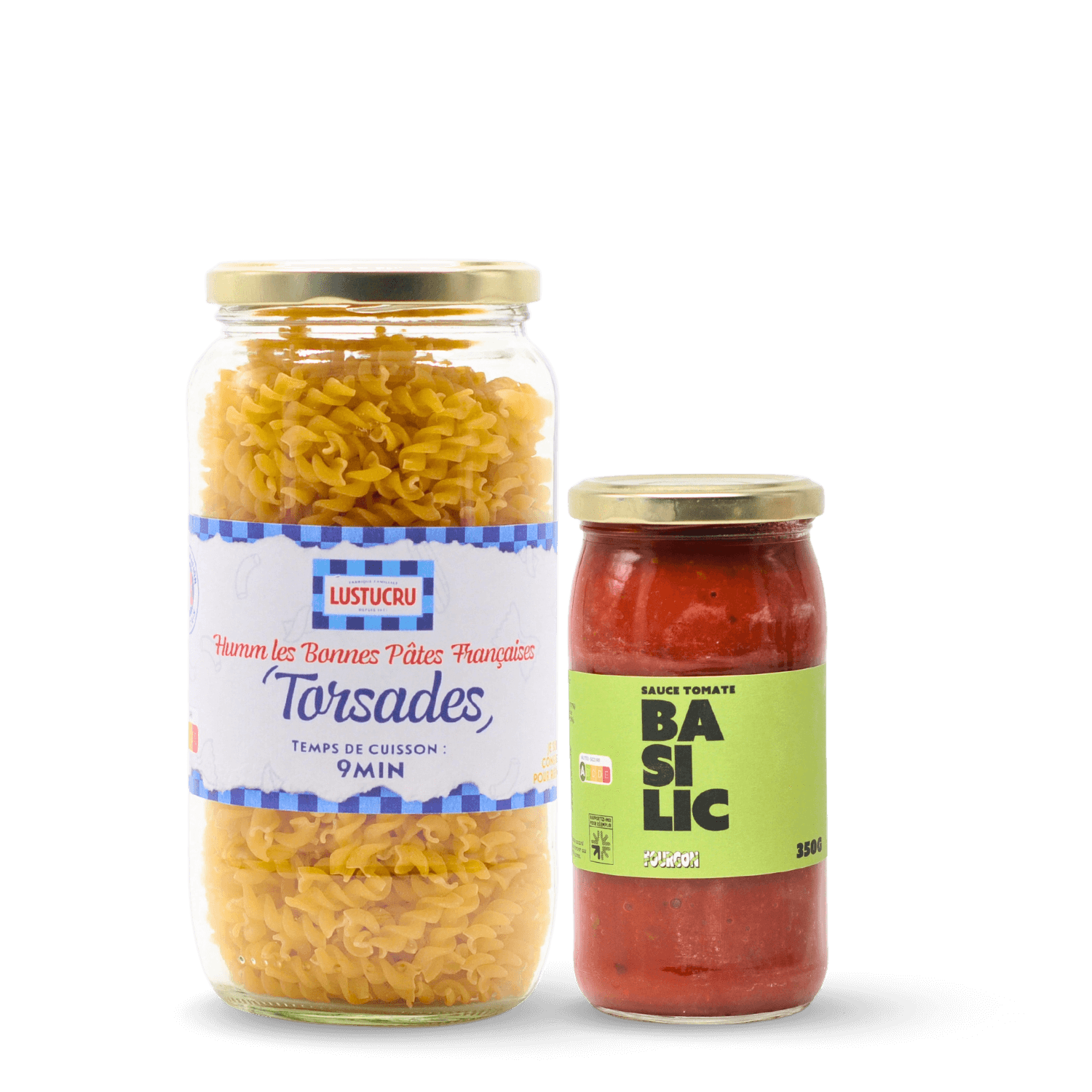 Pack torsades + sauce tomate basilic