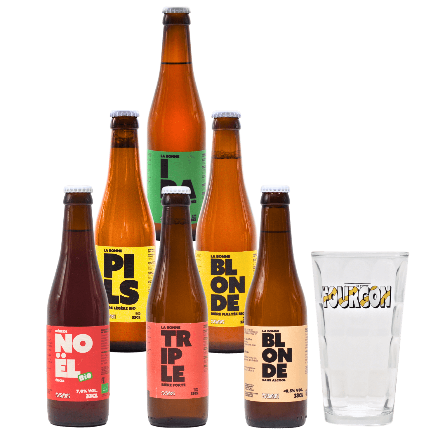 Pack Découverte Bières Le Fourgon + 1 verre offert