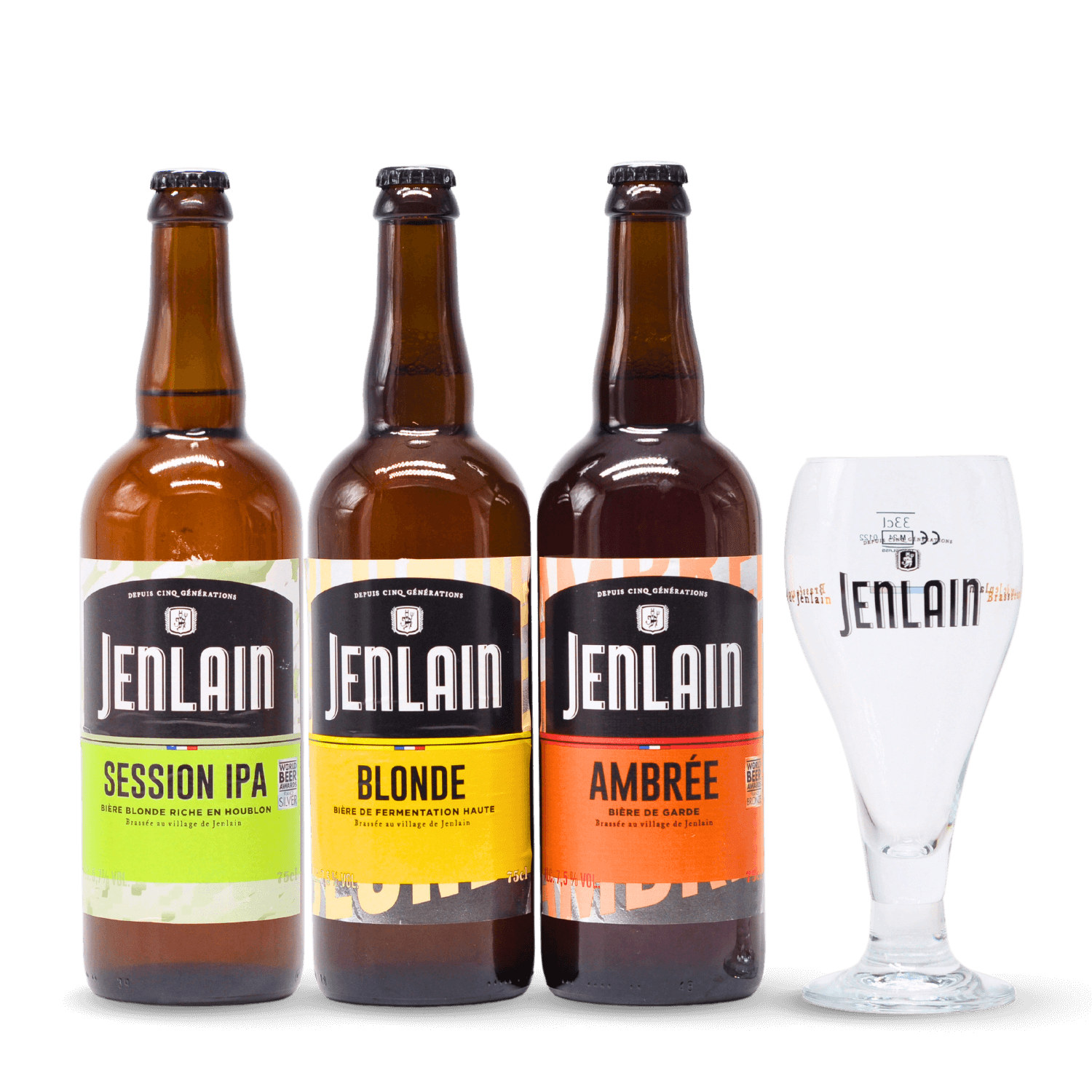 Pack Découverte Brasserie Jenlain + 1 verre offert