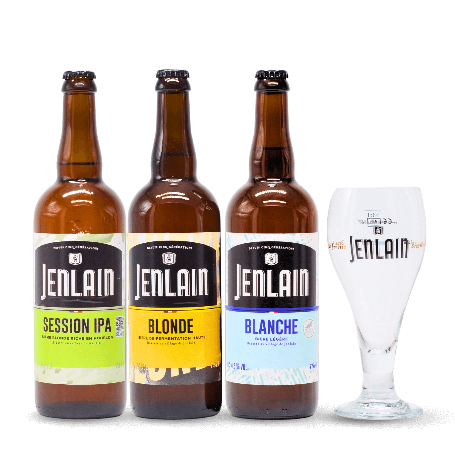 Pack Découverte Brasserie Jenlain + 1 verre offert