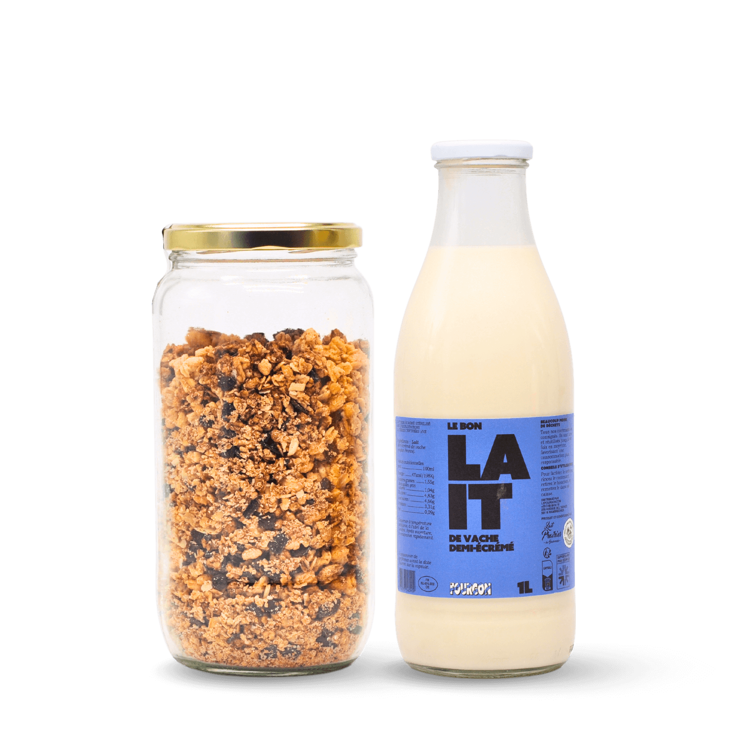 Pack Lait + Muesli chocolat