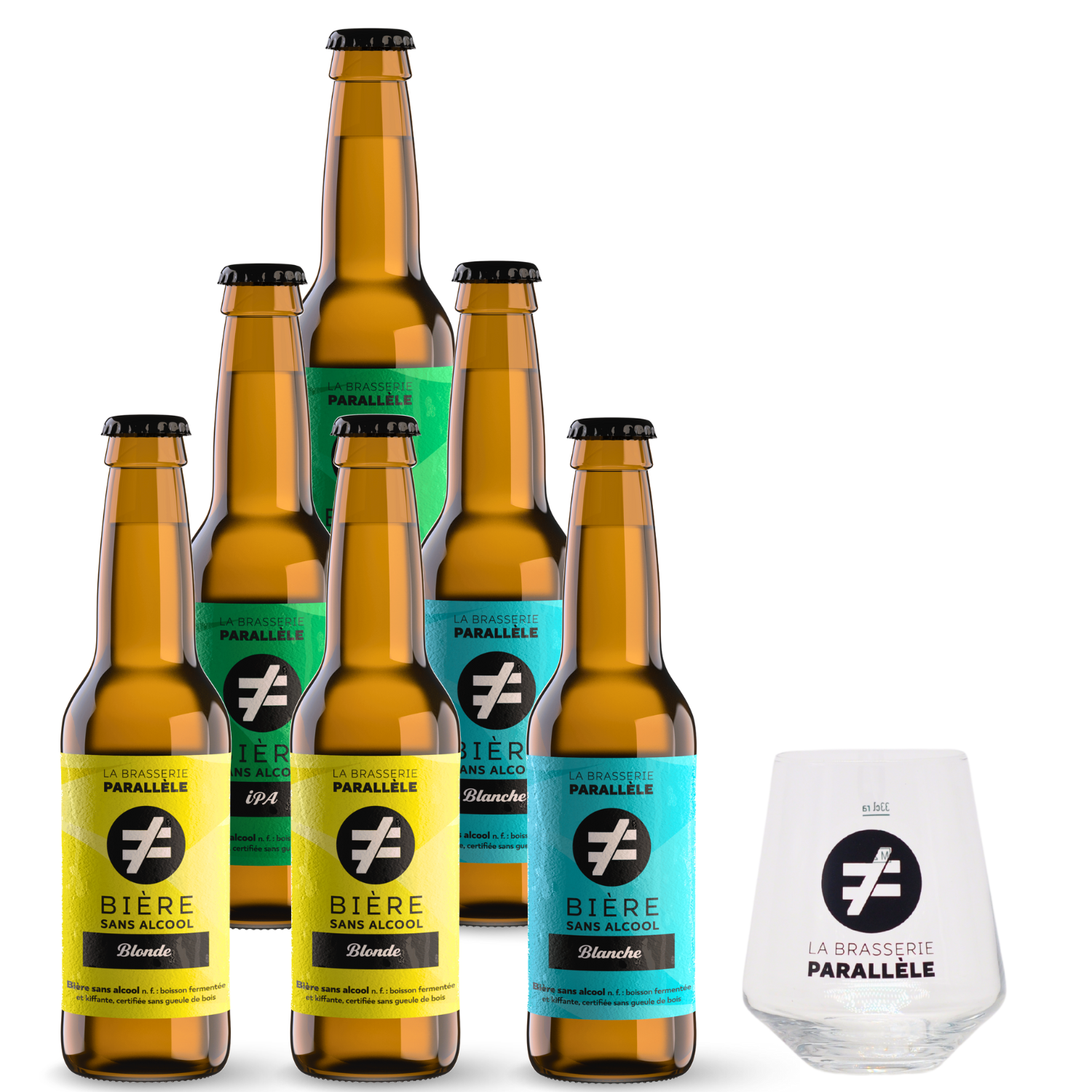 Pack Découverte Brasserie Parallèle + 1 verre offert