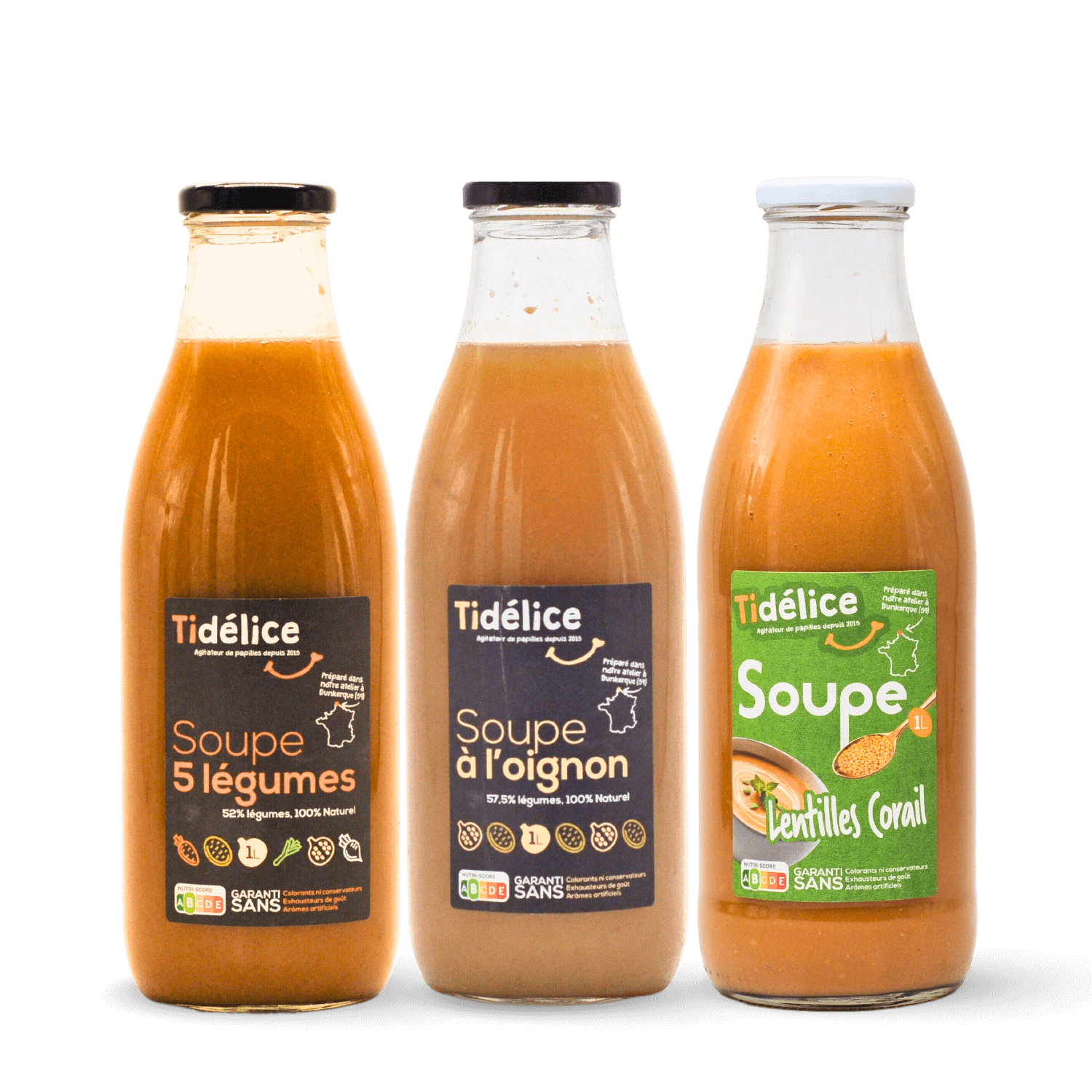 Découverte Tidélice : 3 soupes gourmandes