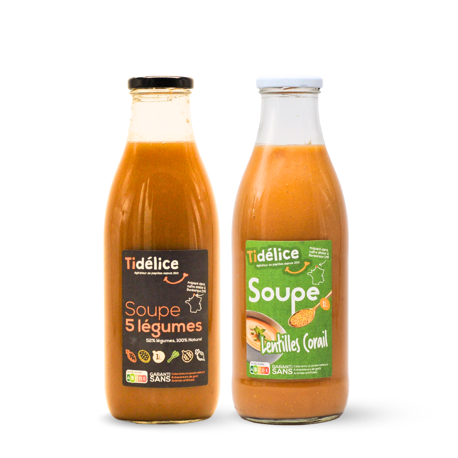 Duo Délice : 5 légumes & lentilles corail