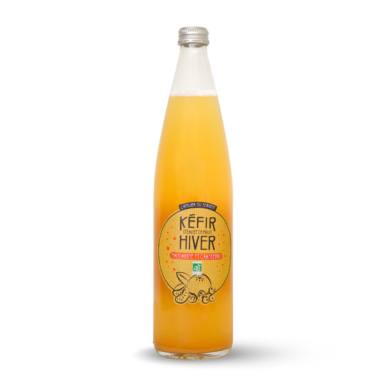 Kéfir de fruits Mandarine & Cranberry
