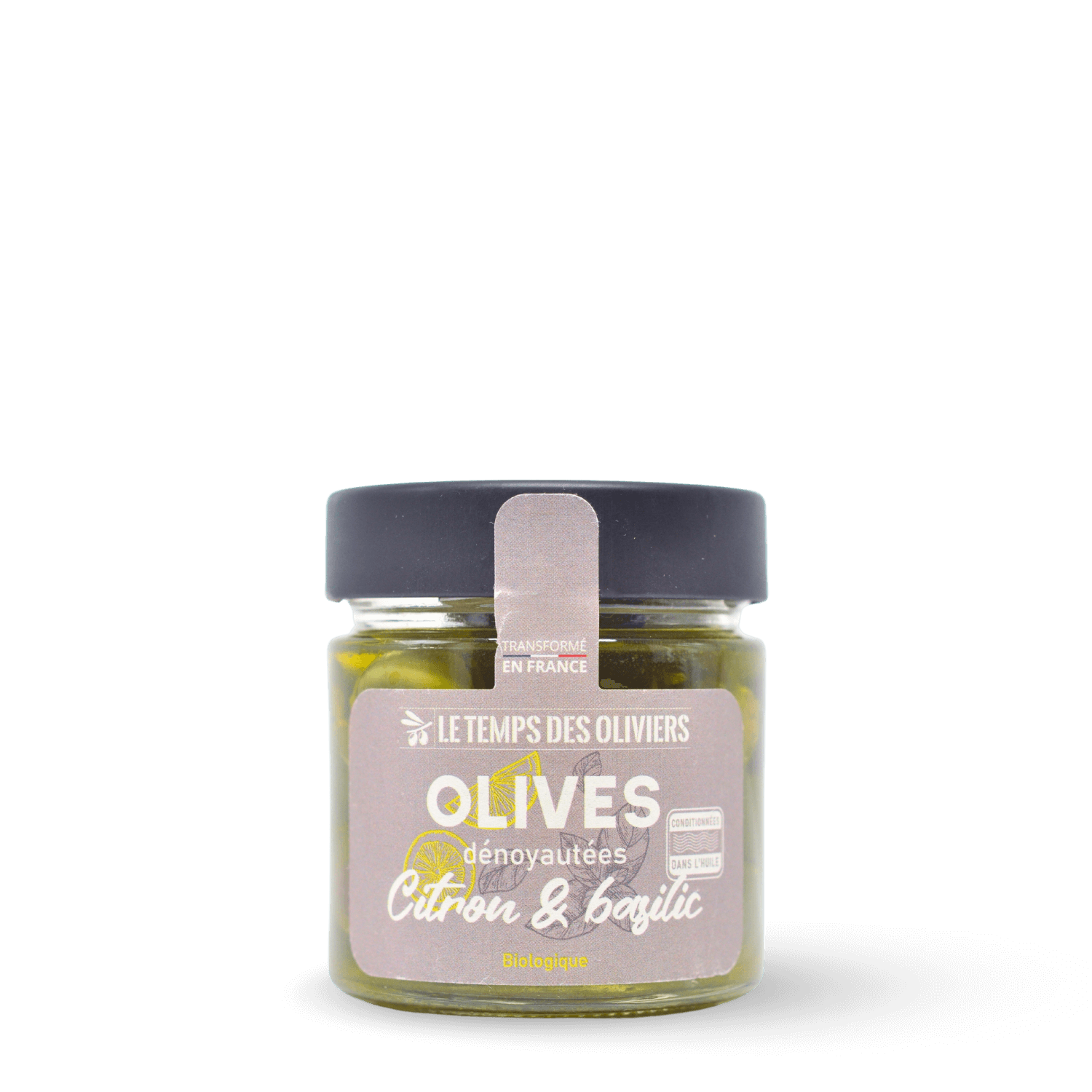 Olives citron et basilic