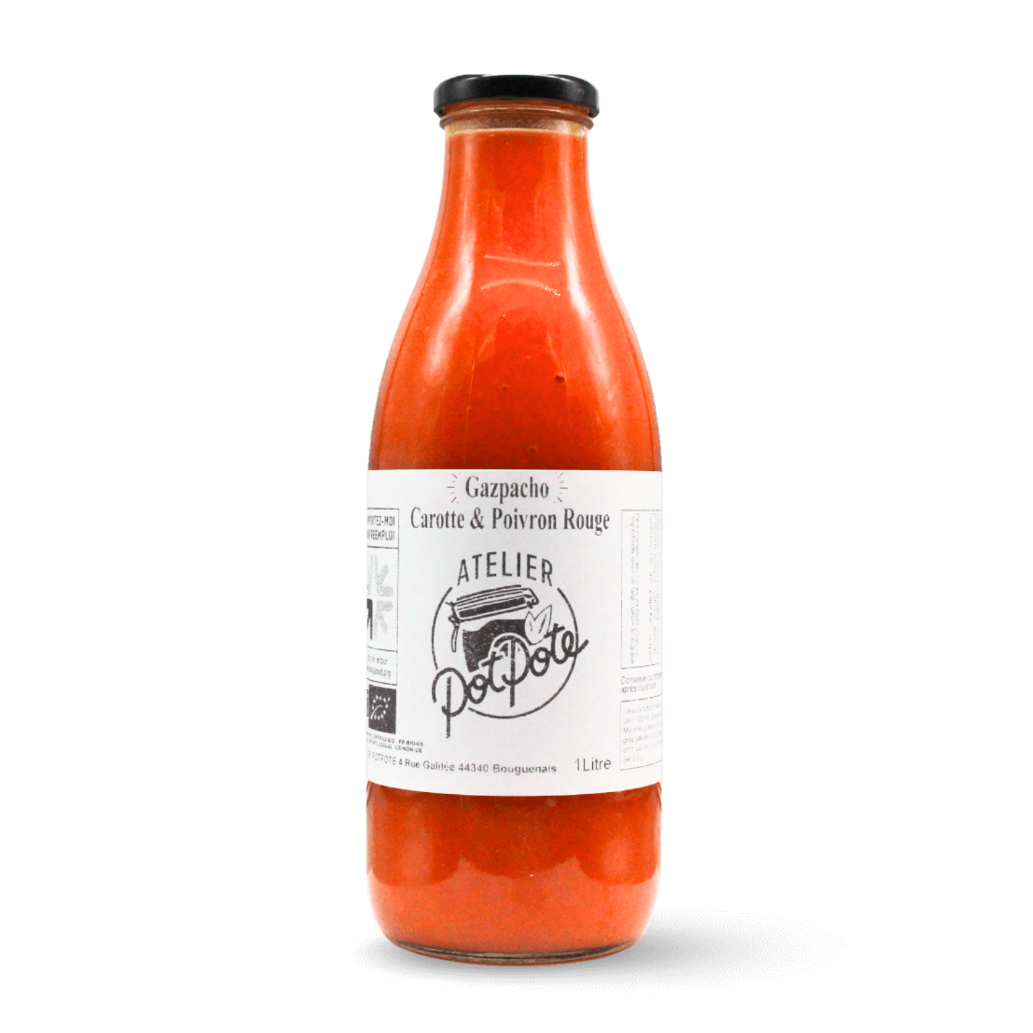 Gaspacho carotte & poivron rouge