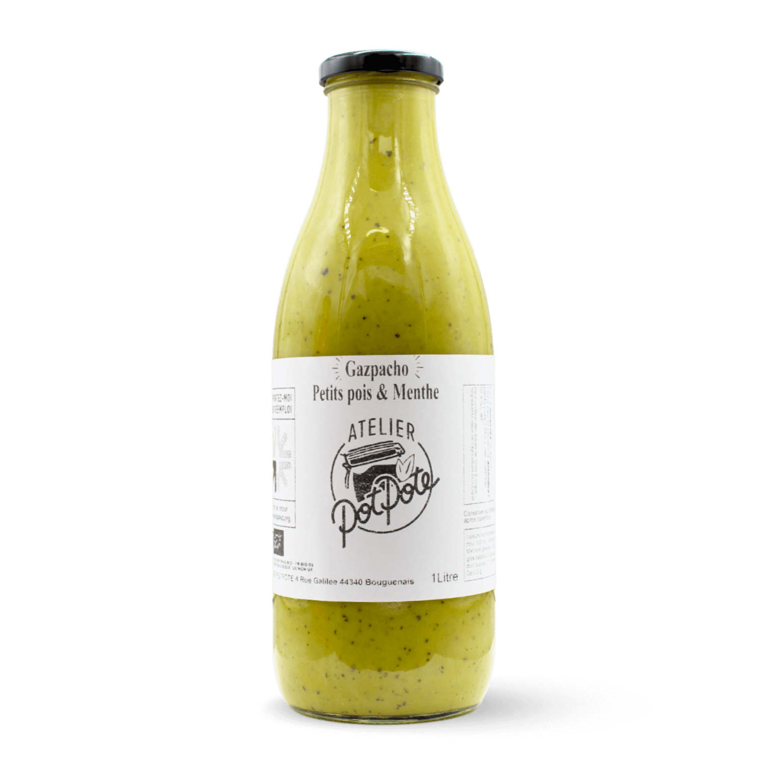 Gaspacho petits pois & menthe