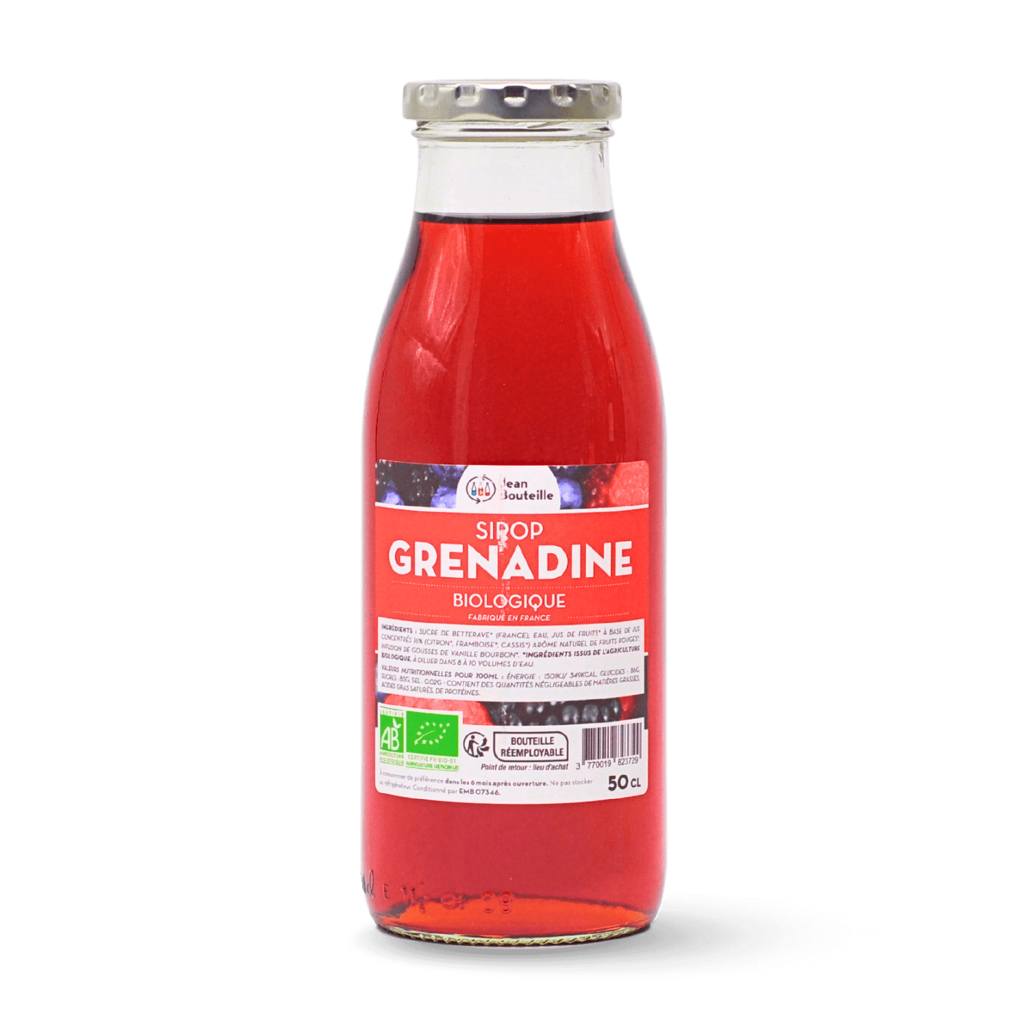 Sirop de Grenadine Bio
